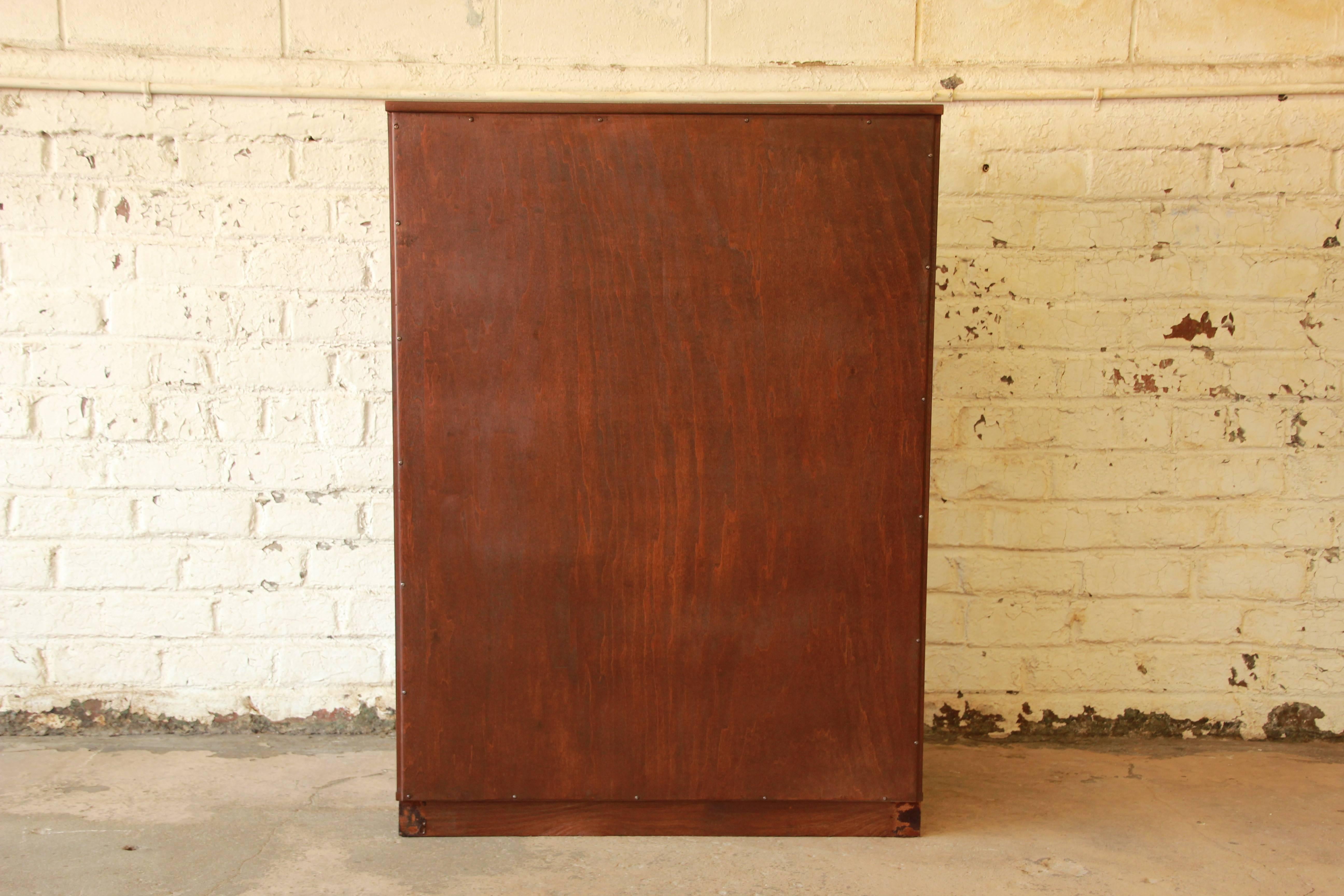 Mid-Century Modern Edward Wormley for Dunbar Seven-Drawer Mahogany Tallboy Dresser, 1951