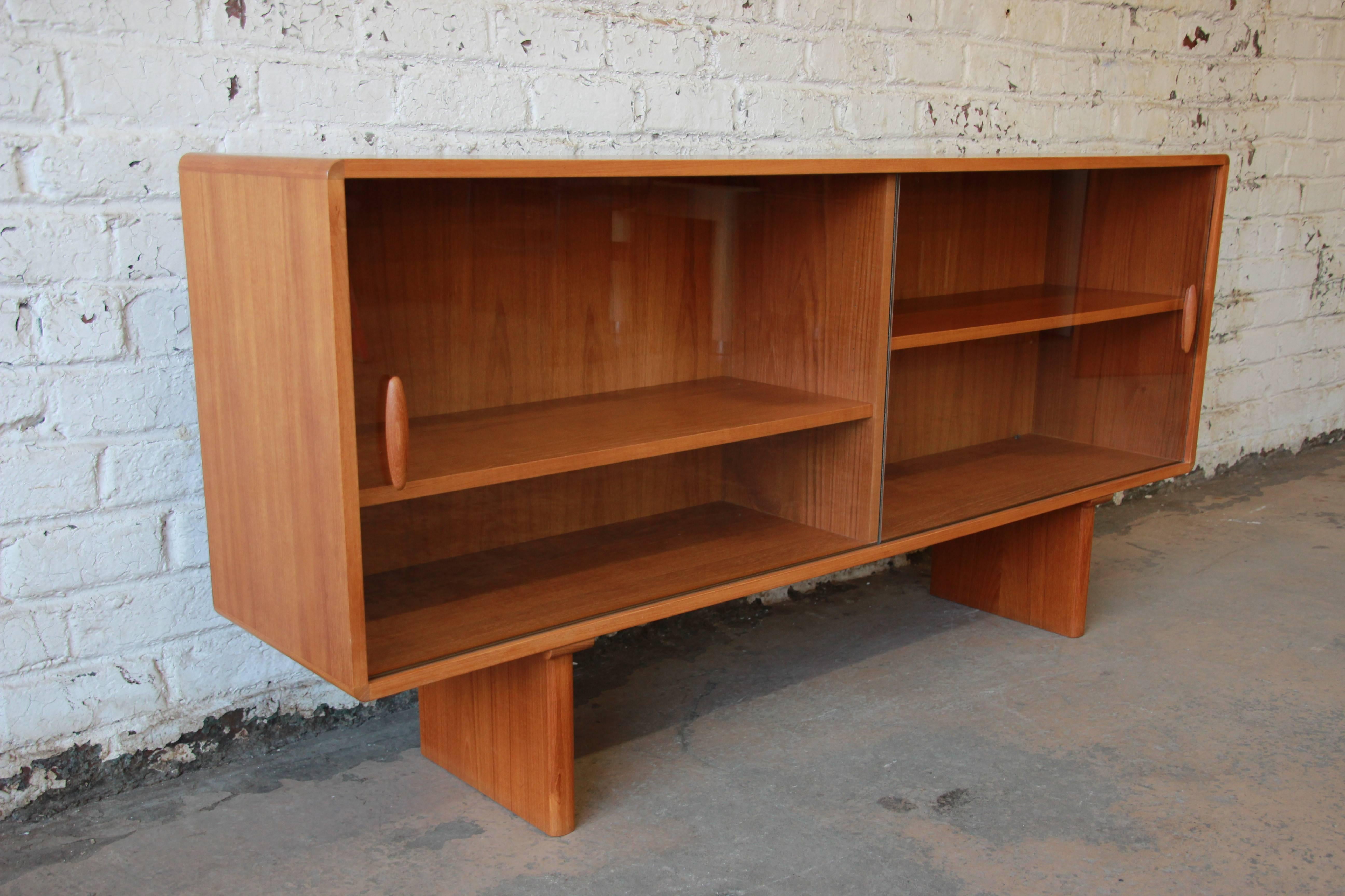 Dyrlund Danish Teak Tambour Door Sideboard 1