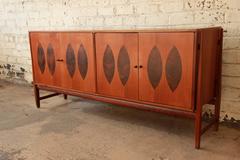 Kipp Stewart for Calvin Walnut and Rosewood Credenza