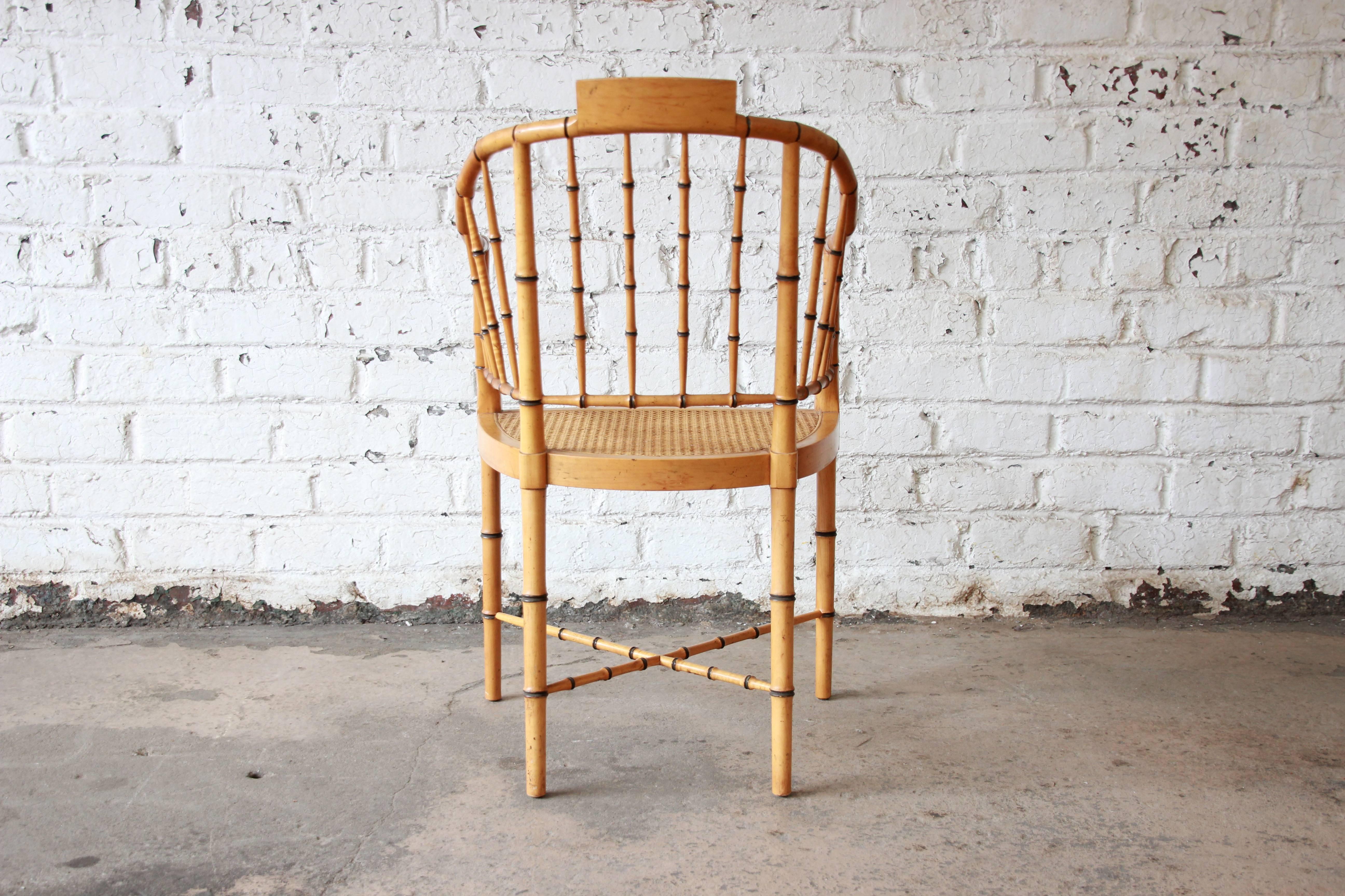 Regency Bamboo Chairs by Baker Furniture 1