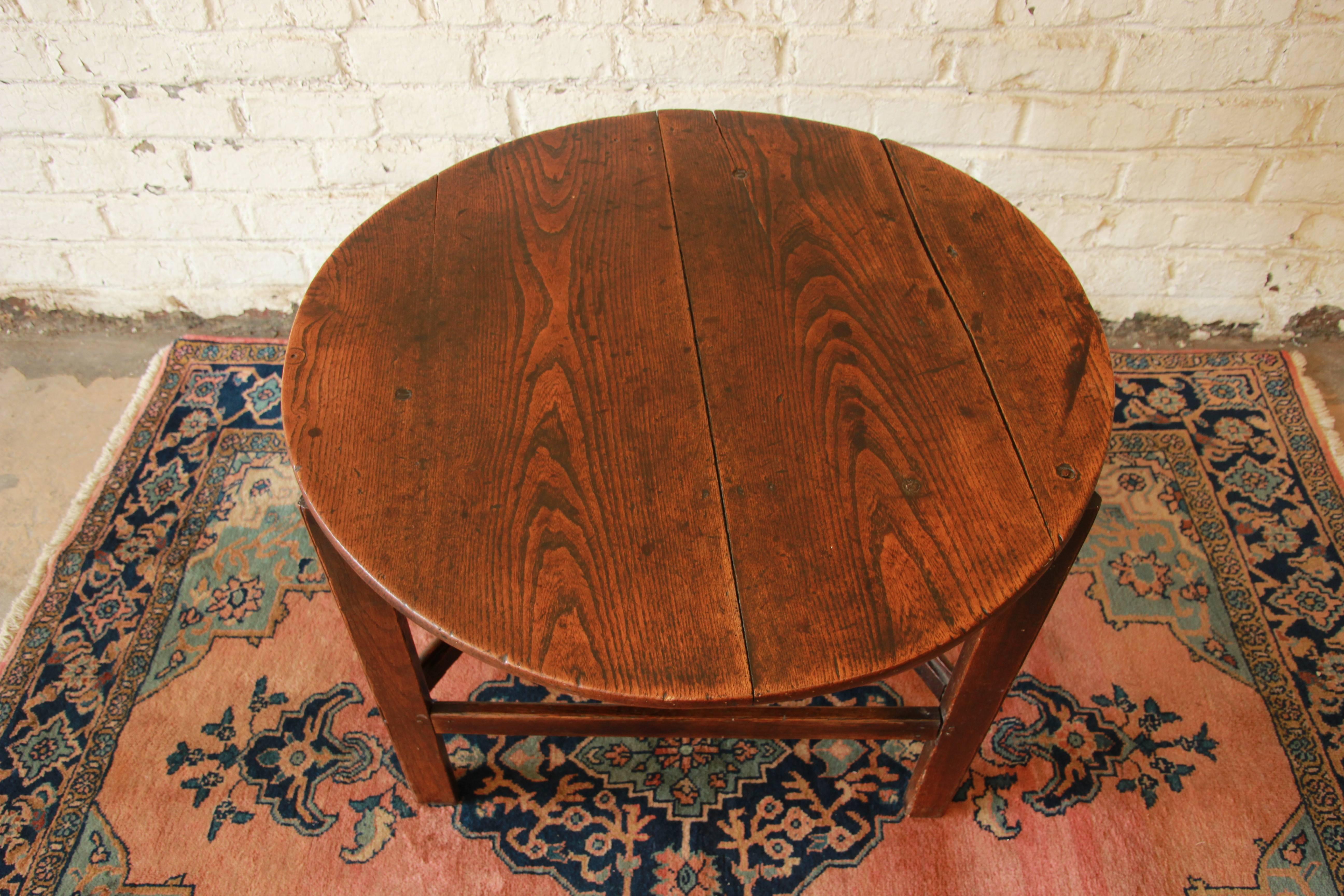antique oak tavern table
