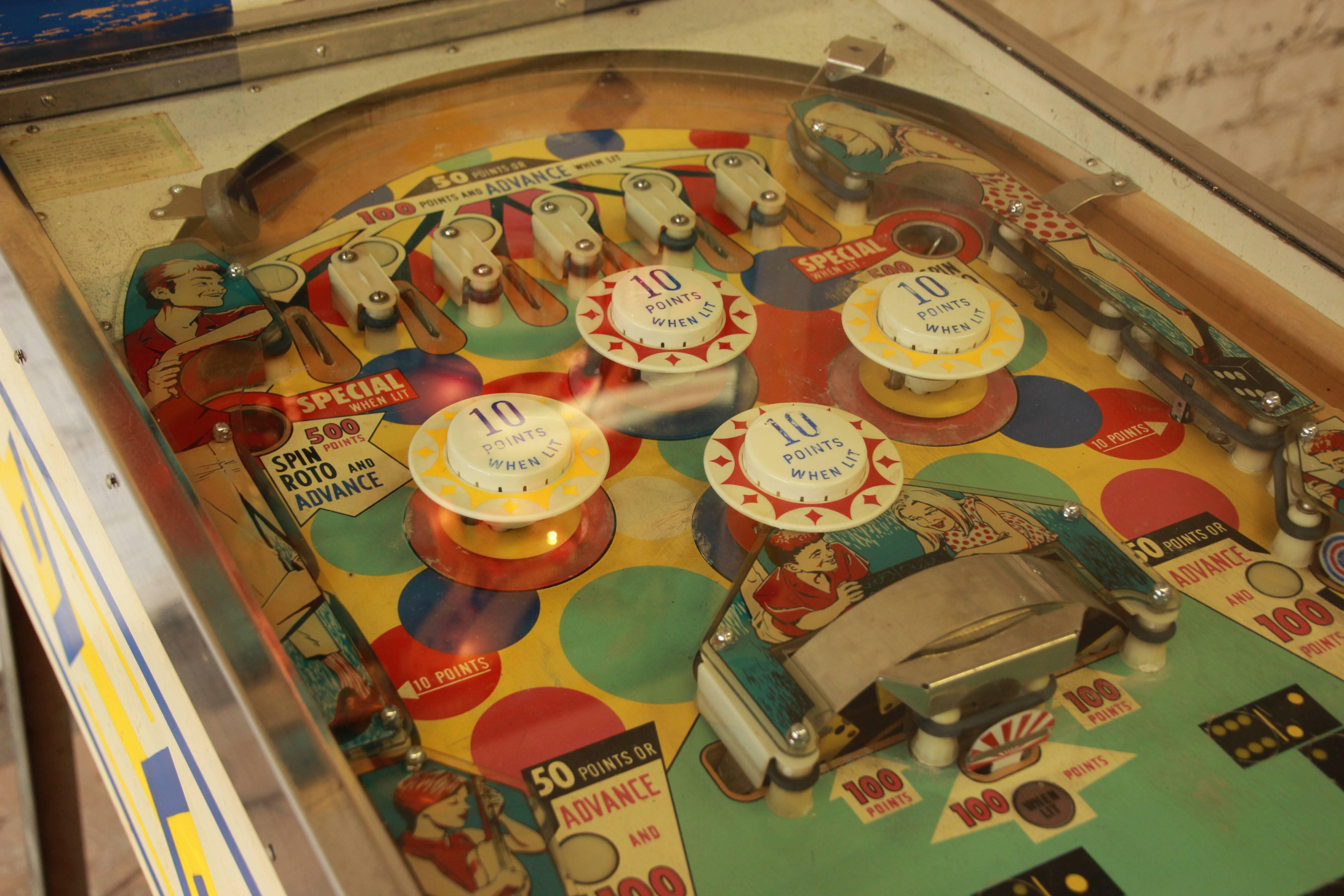 domino pinball machine for sale