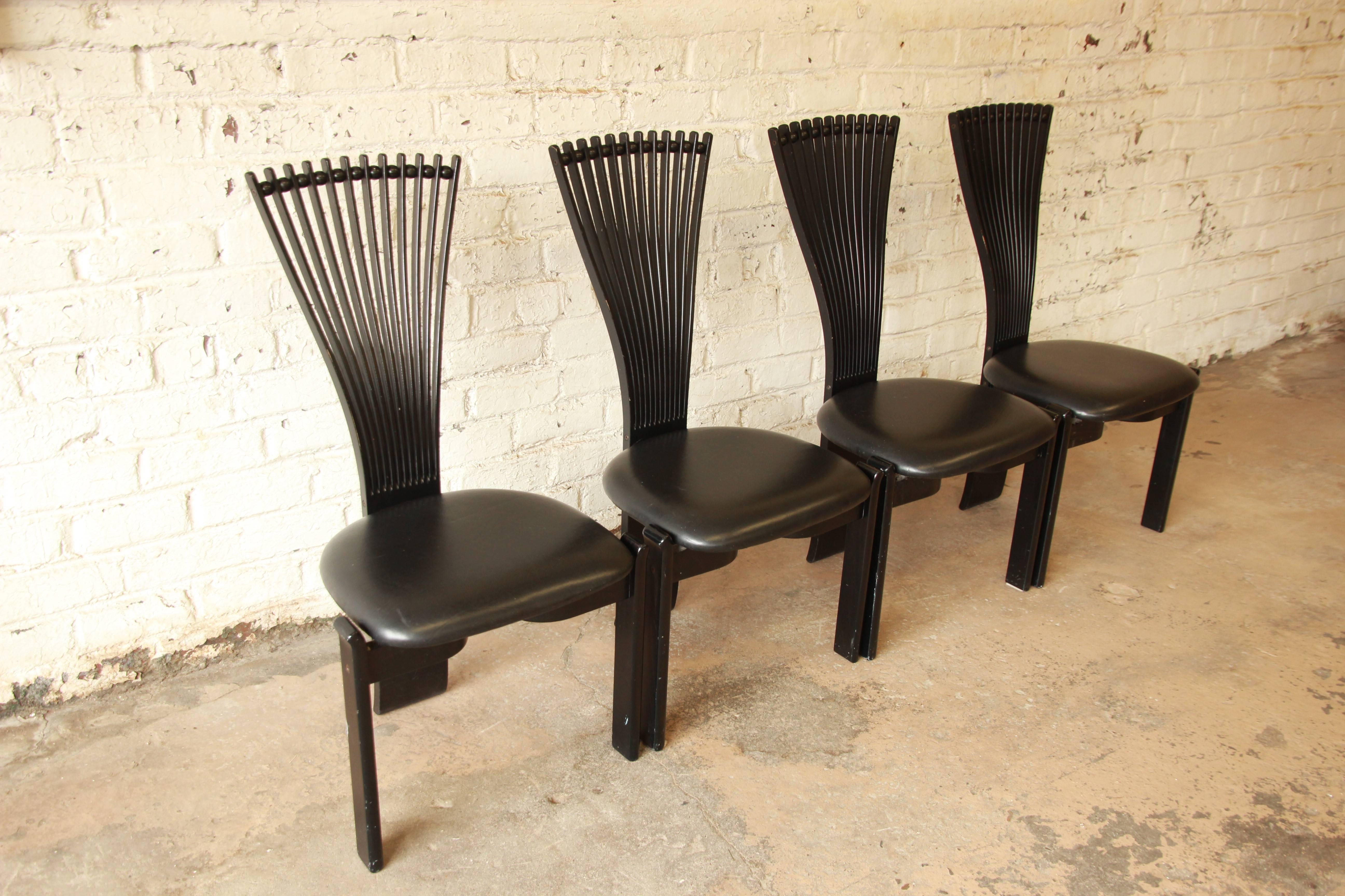 Mid-Century Modern Scandinavian Modern TOTEM Chairs by Torstein Nilsen for Westnofa, Set of Four