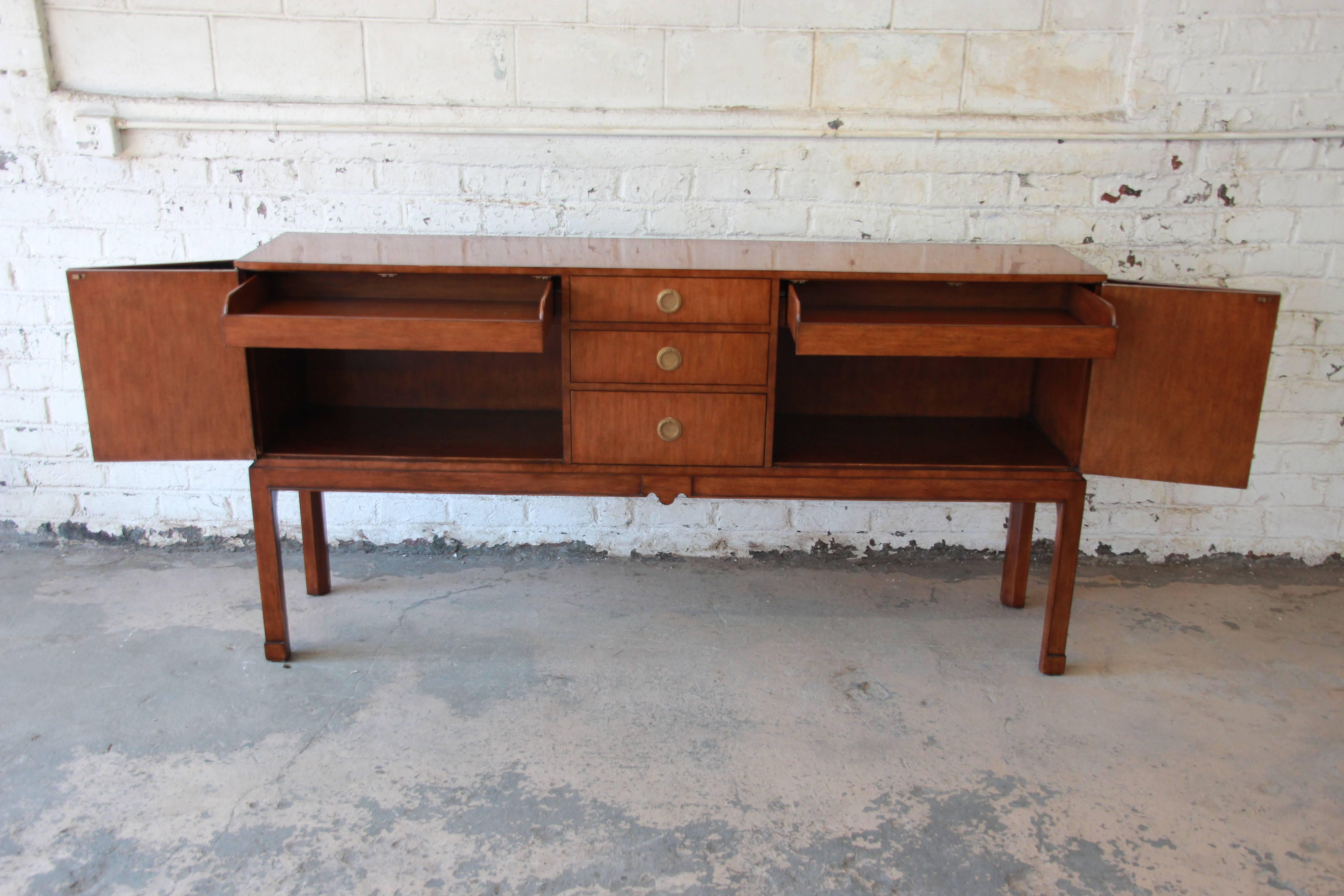 Theodore Alexander Chinoiserie Sideboard in Walnut 2