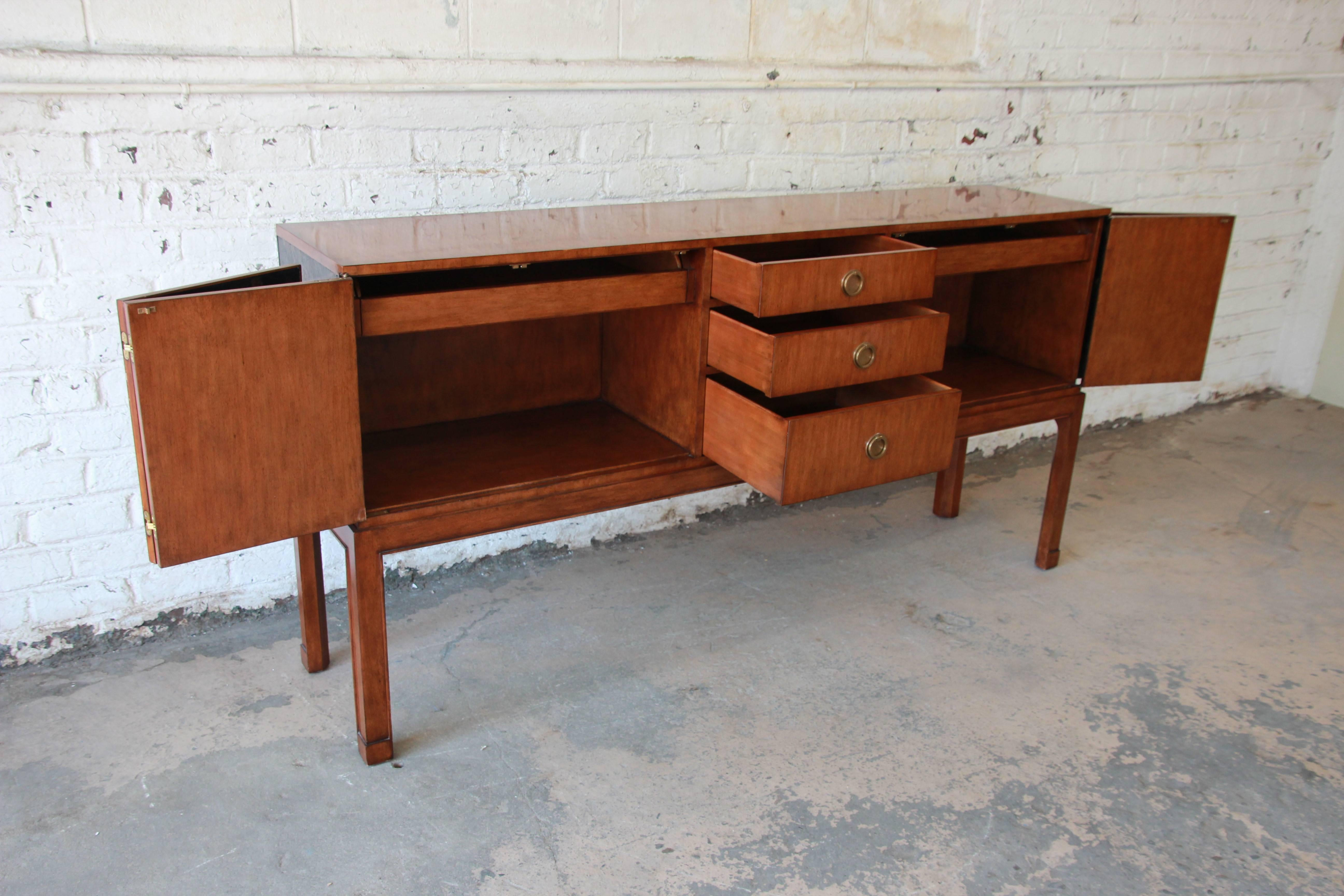 Theodore Alexander Chinoiserie Sideboard in Walnut 4