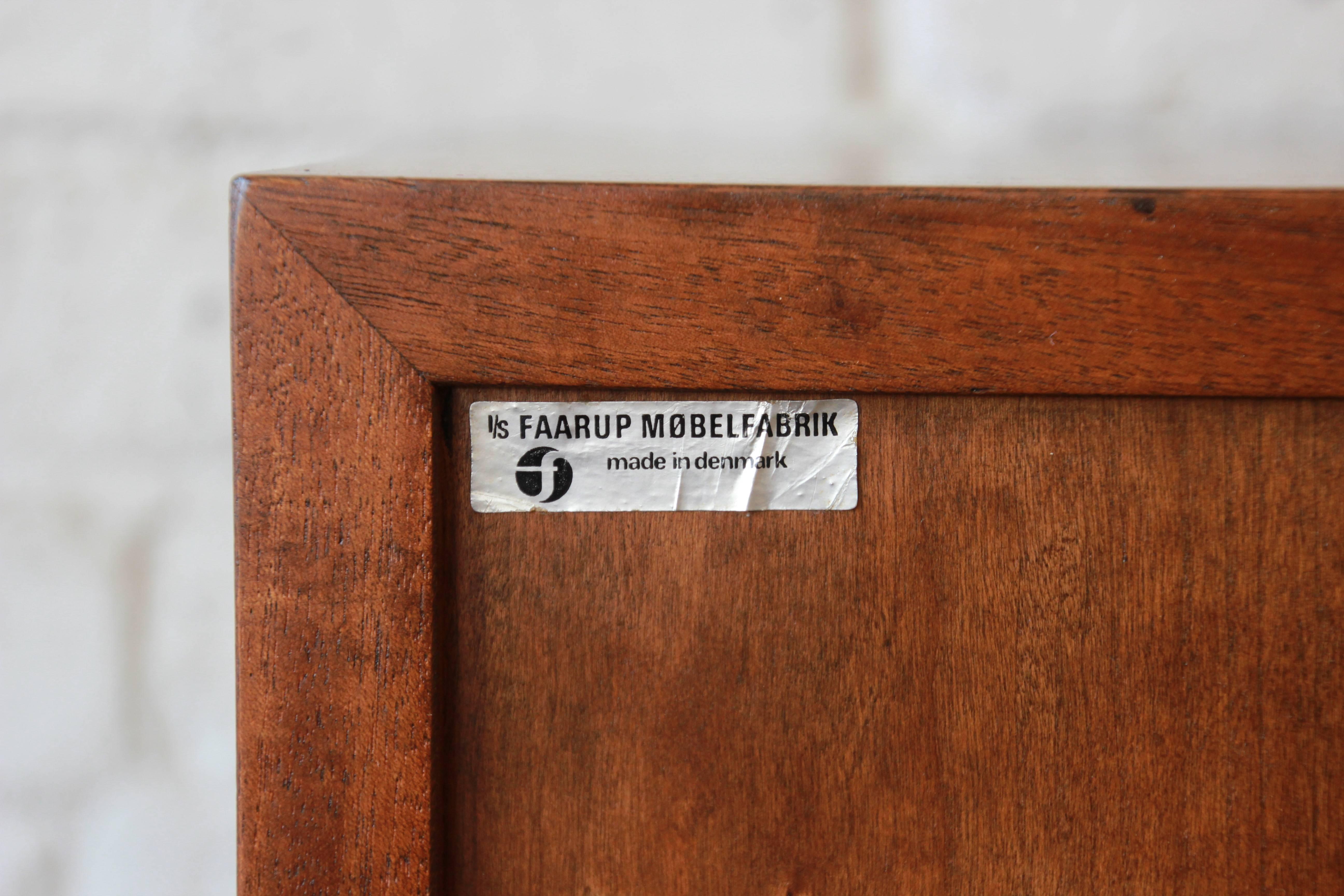 Ib Kofod-Larsen for Faarup Møbelfabrik Danish Modern Teak Credenza with Hutch 2