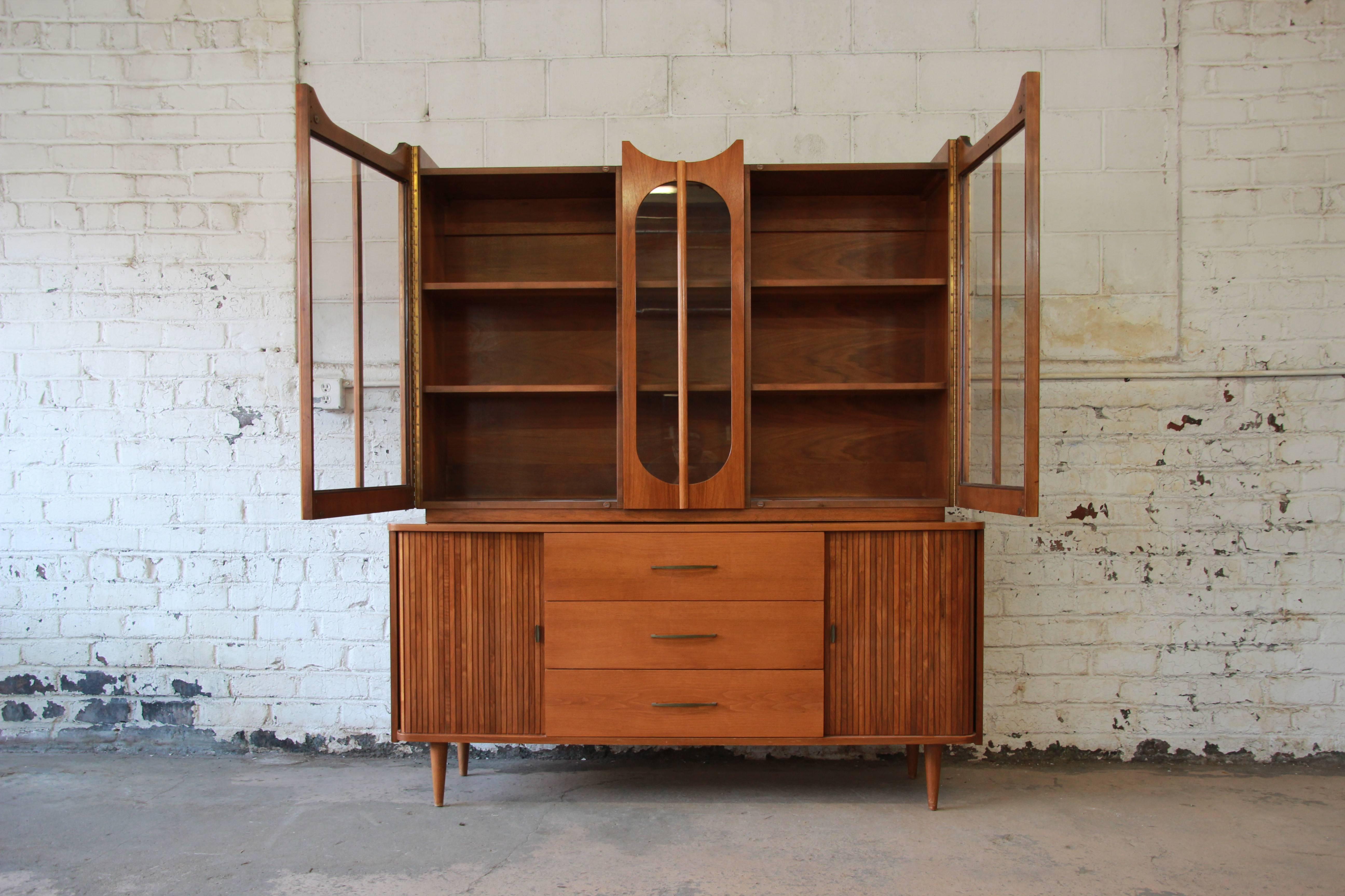 glass front sideboard