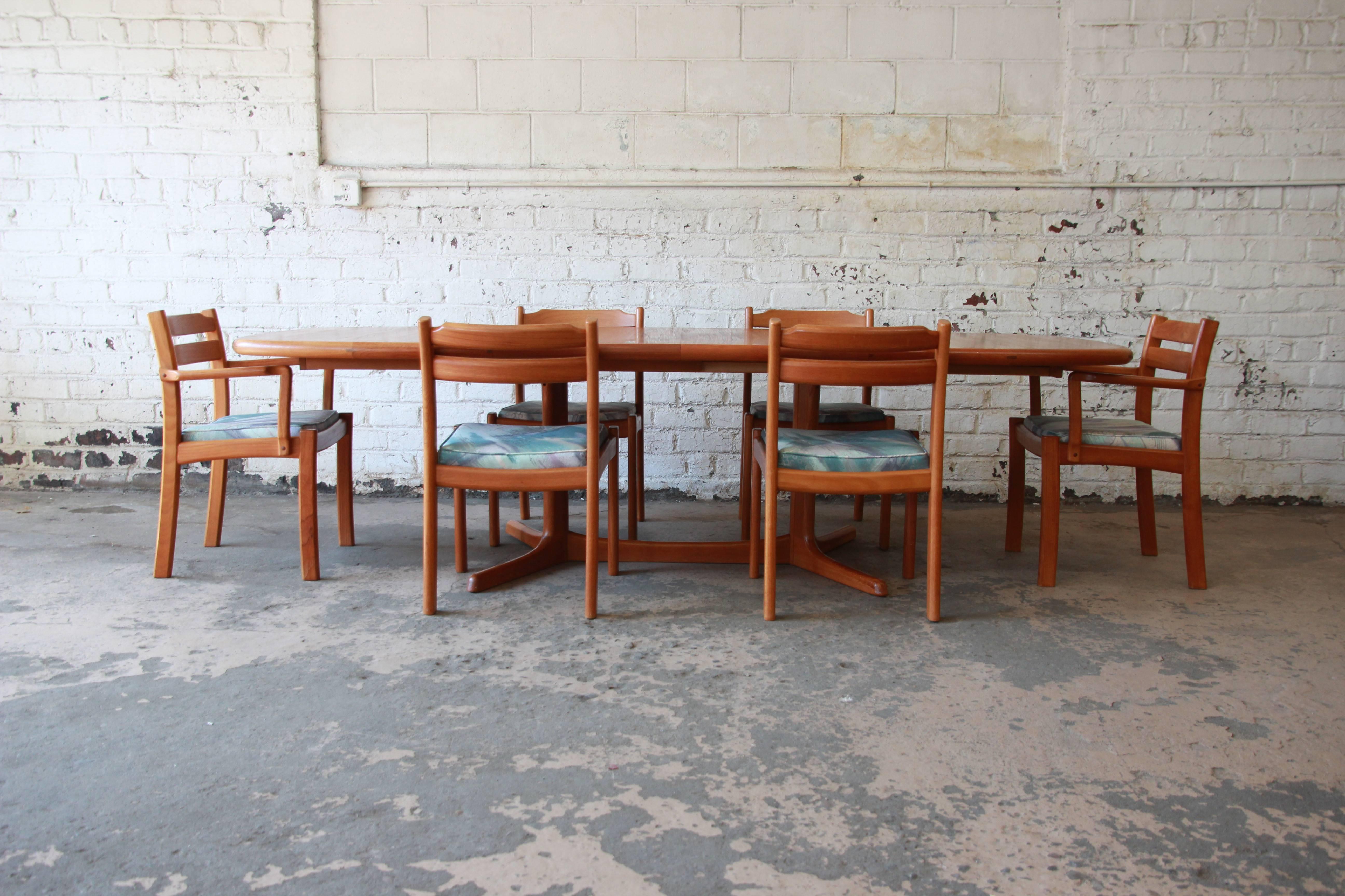 Danish Modern Teak Dining Chairs by Dyrlund, Set of Six 1