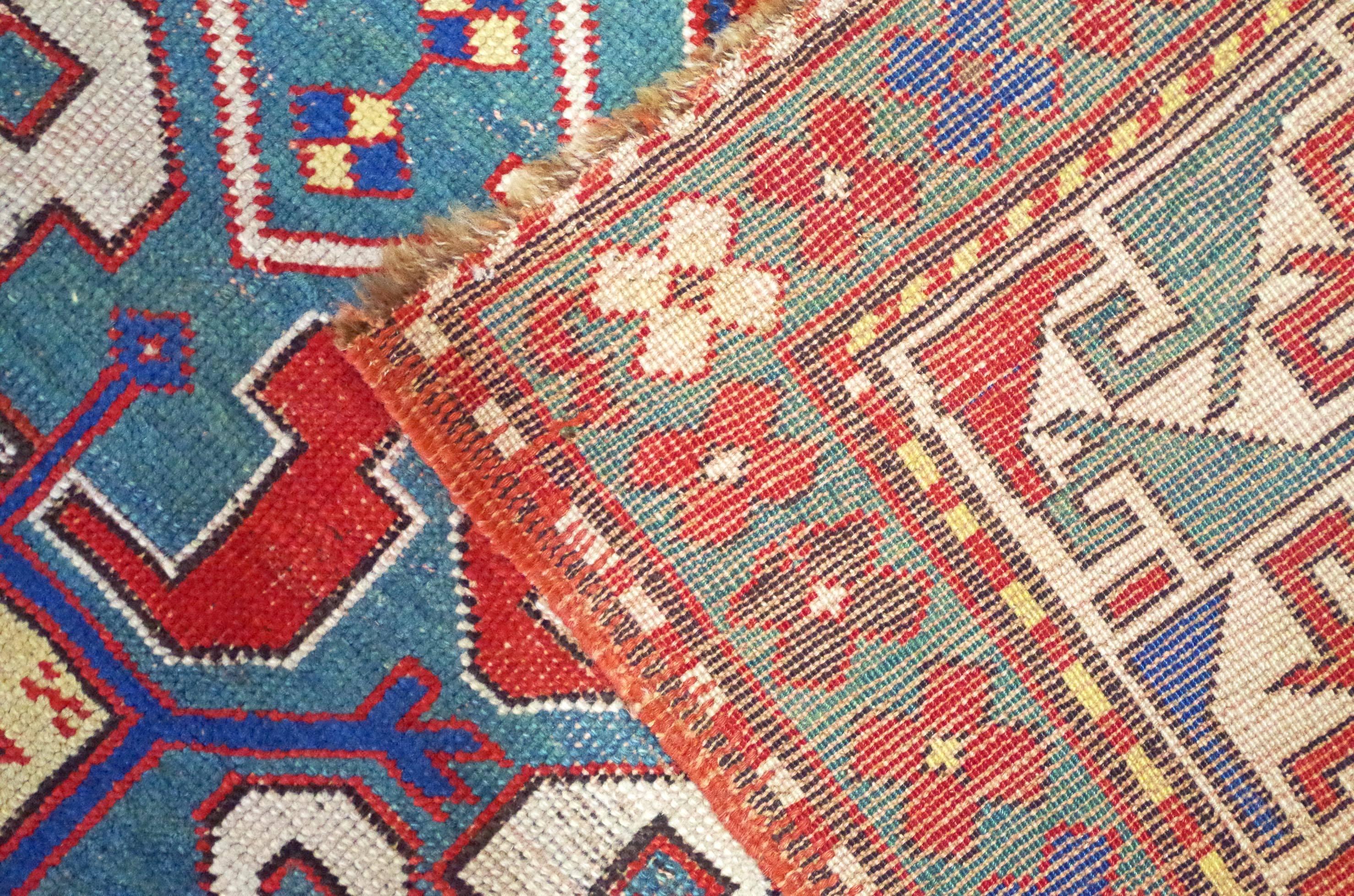 Late 19th Century Chondzoresk Caucasian 'Cloudband Kazak' For Sale 4