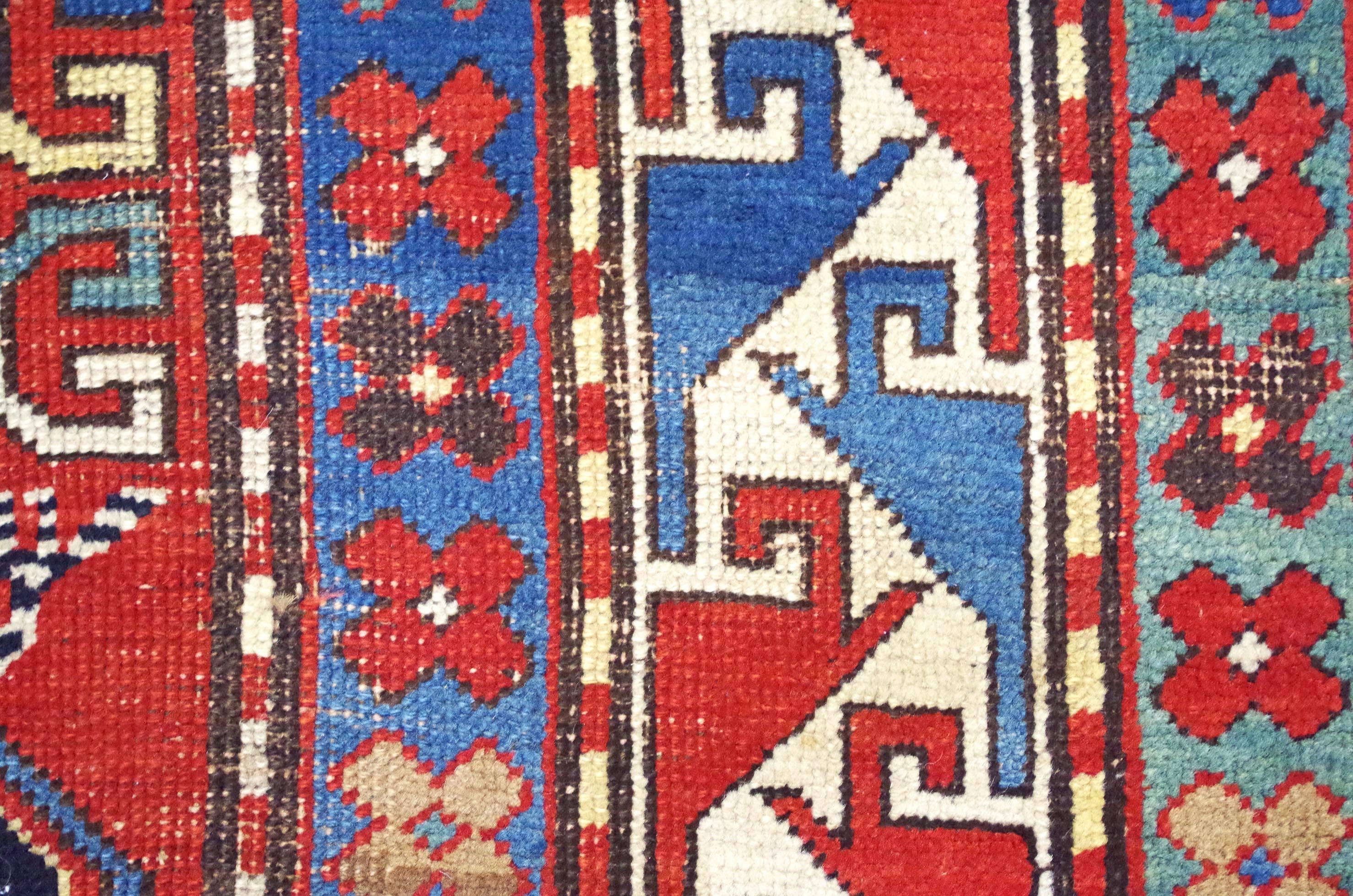 Late 19th Century Chondzoresk Caucasian 'Cloudband Kazak' For Sale 5