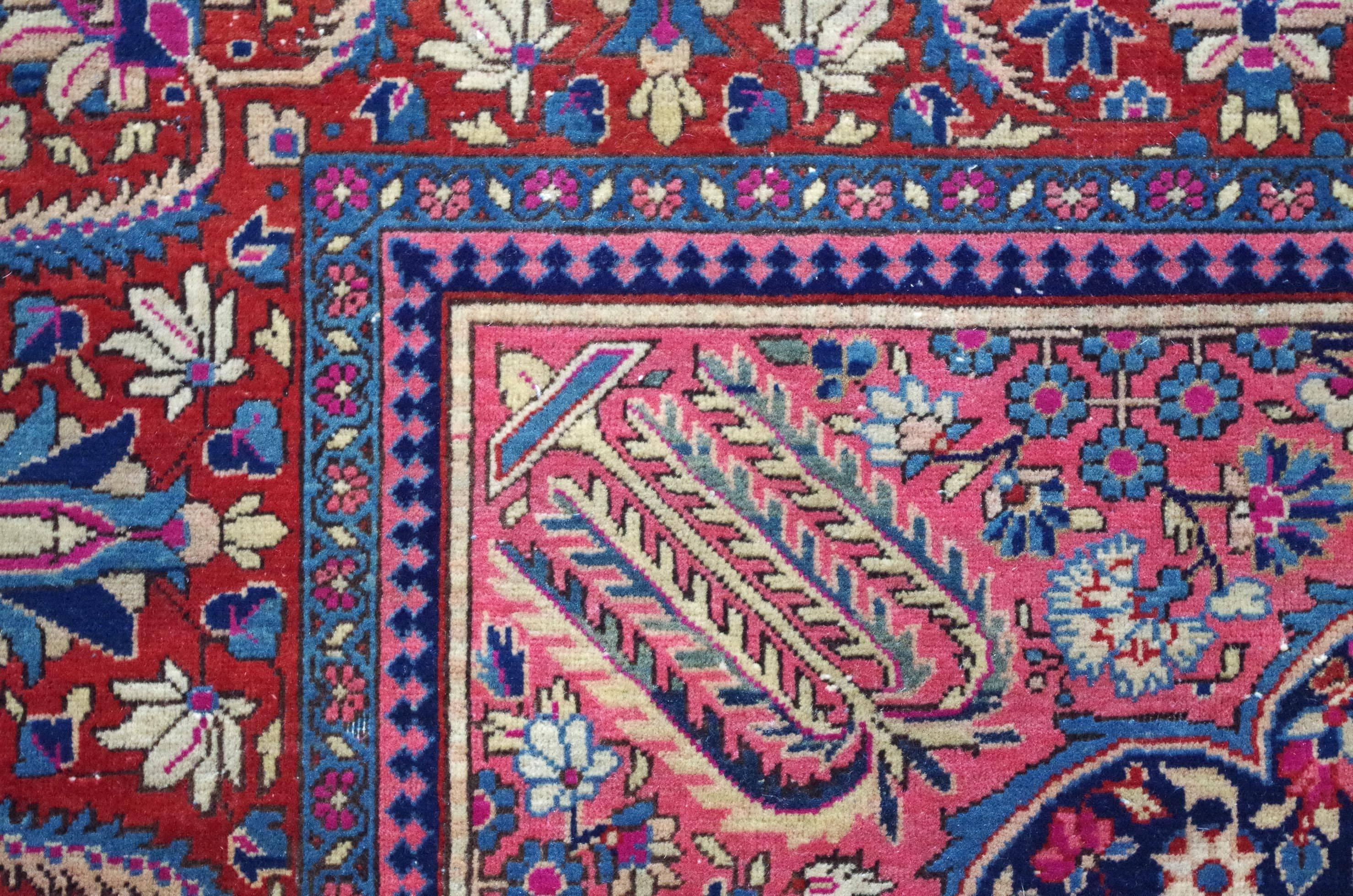 Wool Early 20th Century Kirk Kashan For Sale