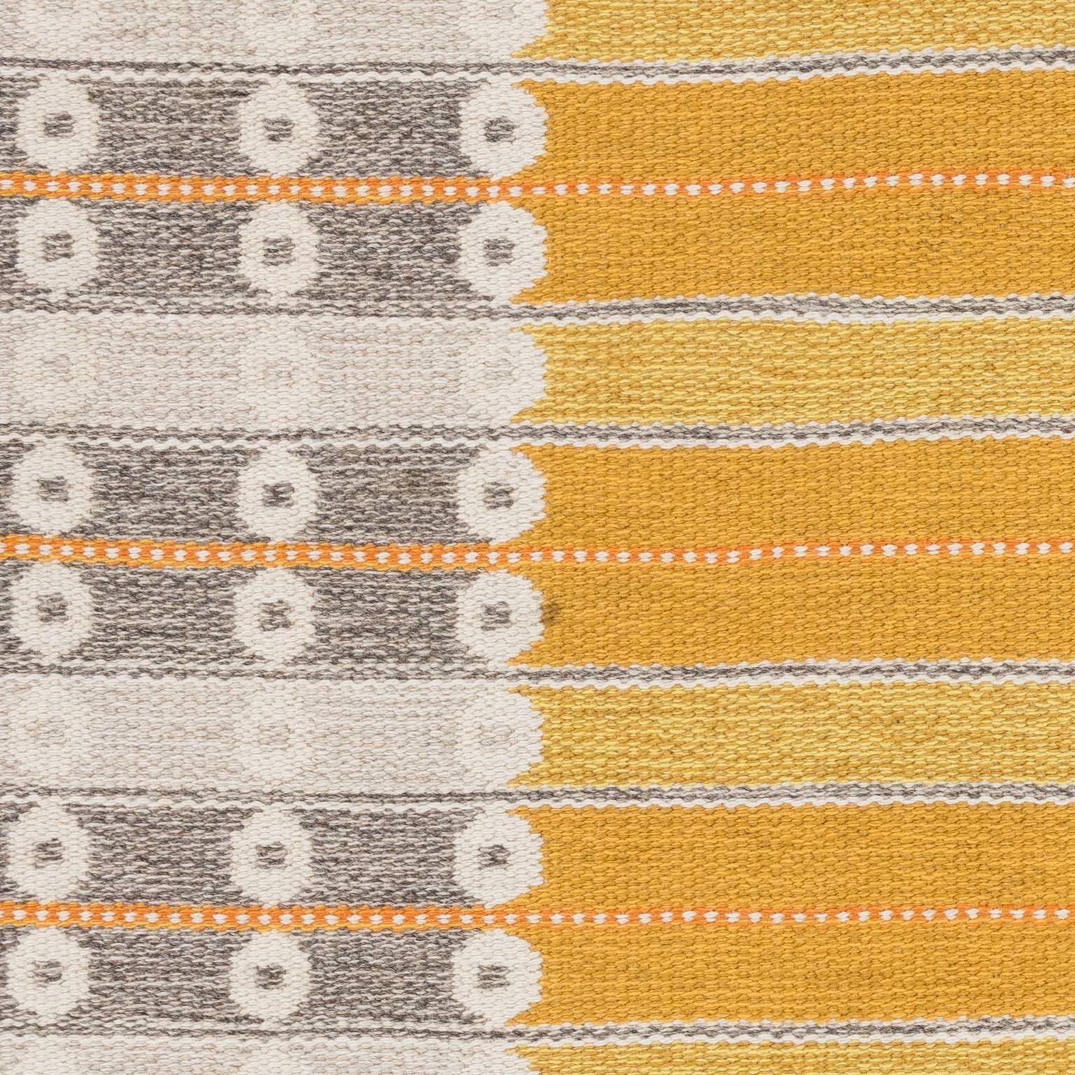 Scandinavian Modern Mid-20th Century Ingrid Dessau Reversible Carpet For Sale 2