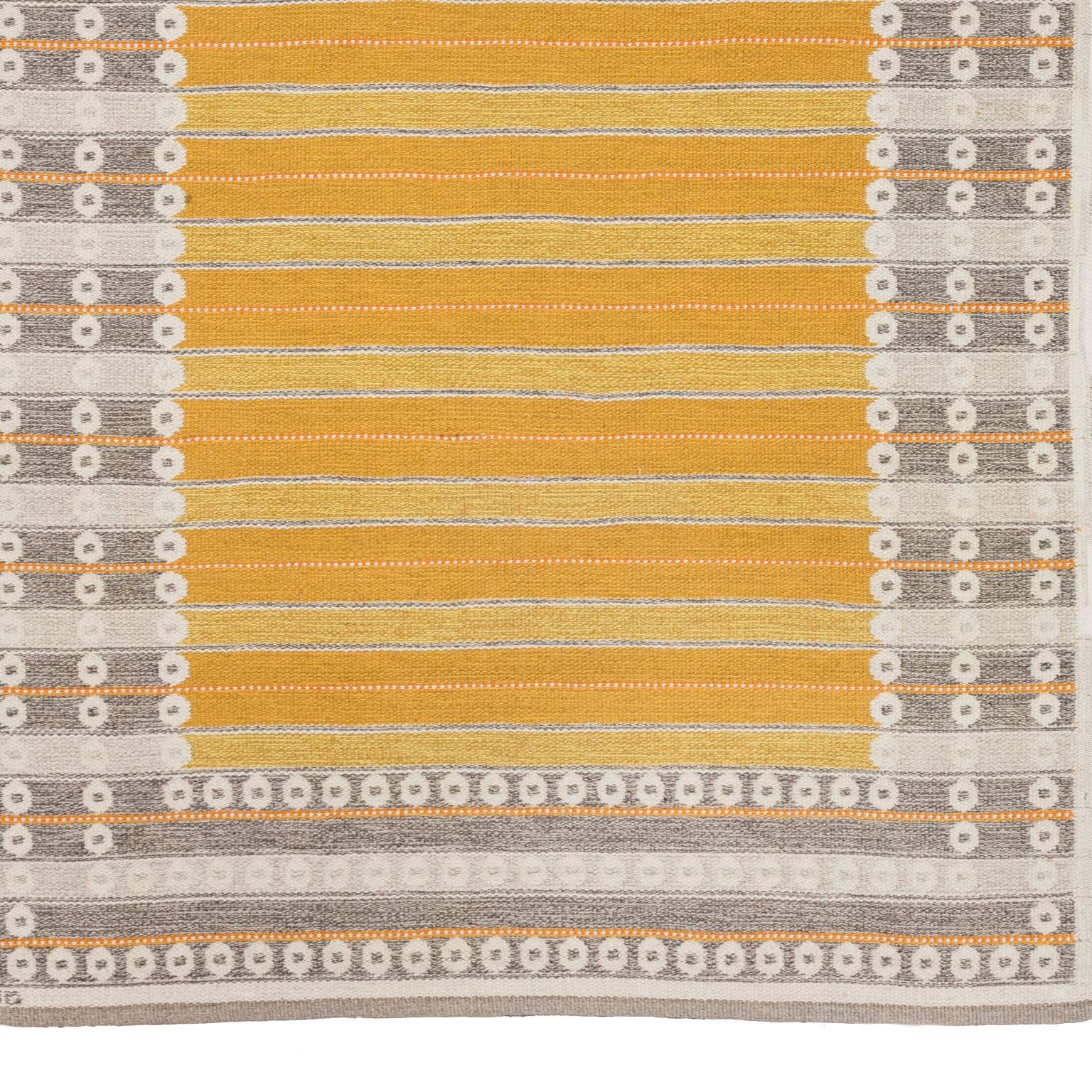 Scandinavian Modern Mid-20th Century Ingrid Dessau Reversible Carpet For Sale 5