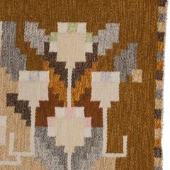 1960s Swedish Rug Signed by Ingegerd Silow