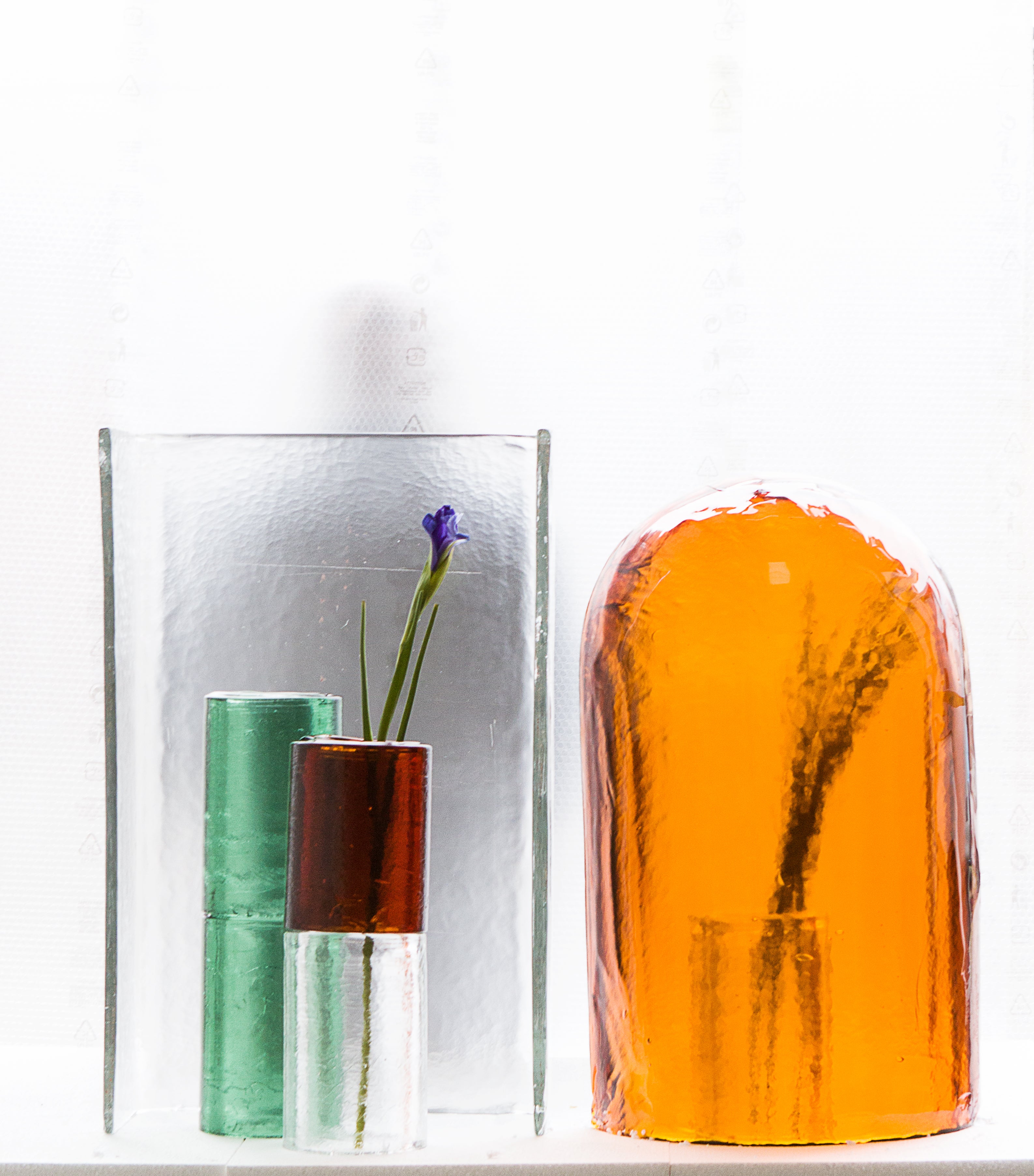 Alcova by Ronan and Erwan Bouroullec — Cast Glass Vase Collection — Set 04