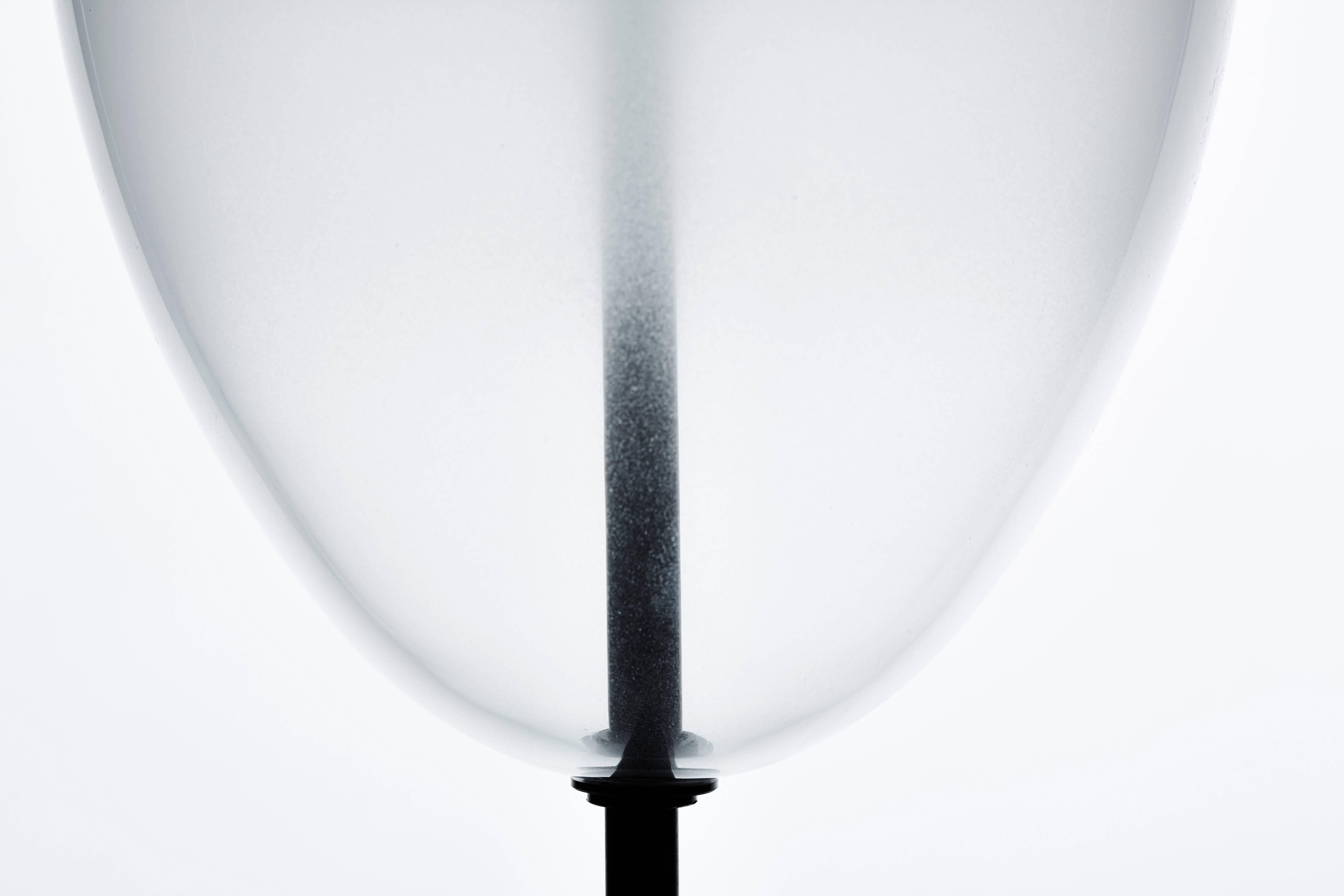 Poudré Flow[T] S1 by Nao Tamura - Lampe pendante en verre soufflé de Murano en vente