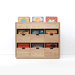 Vogelschwanz 3 x 2,5 Vinyl Aufbewahrungsschrank