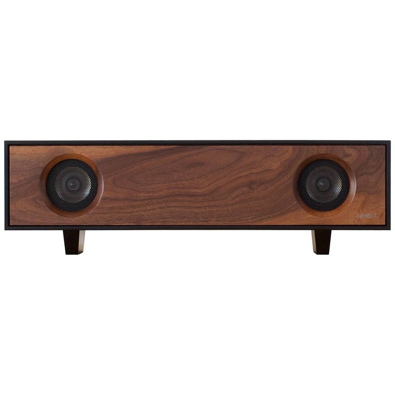 Tabletop HiFi Speaker Natural Walnut with Natural Walnut