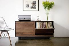 Modern 51" LP Storage Cabinet