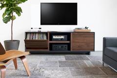 Modern LP Media Console Entertainment Cabinet
