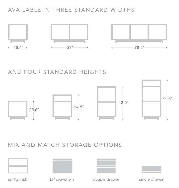 Modern LP Media Console Entertainment For Sale at 1stDibs
