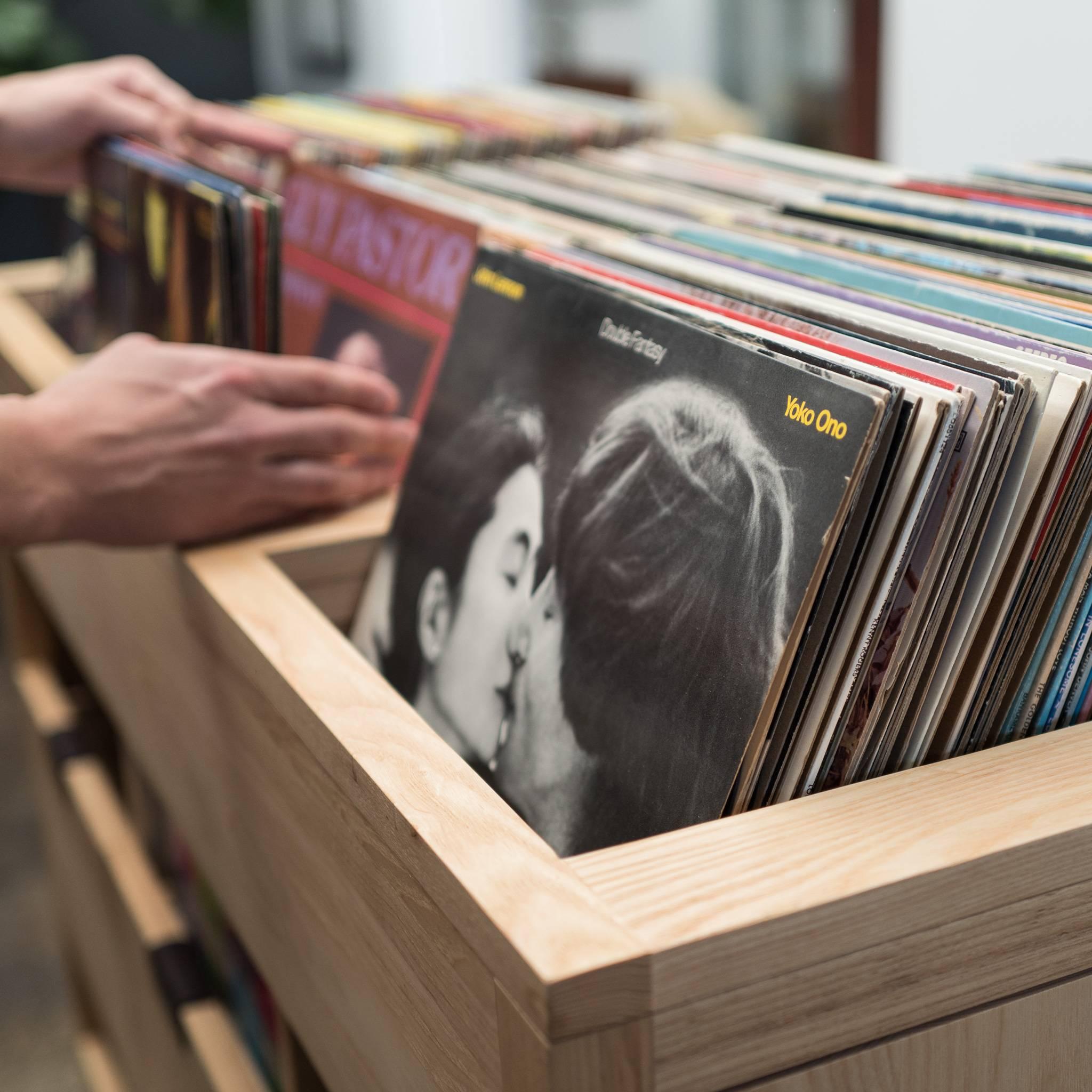 Teinture végétale Armoire de rangement en vinyle à queue d'aronde 2 x 2,5 en vente