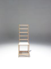 Waka Waka Contemporary Tall Ladder Back Wood Dining Chair