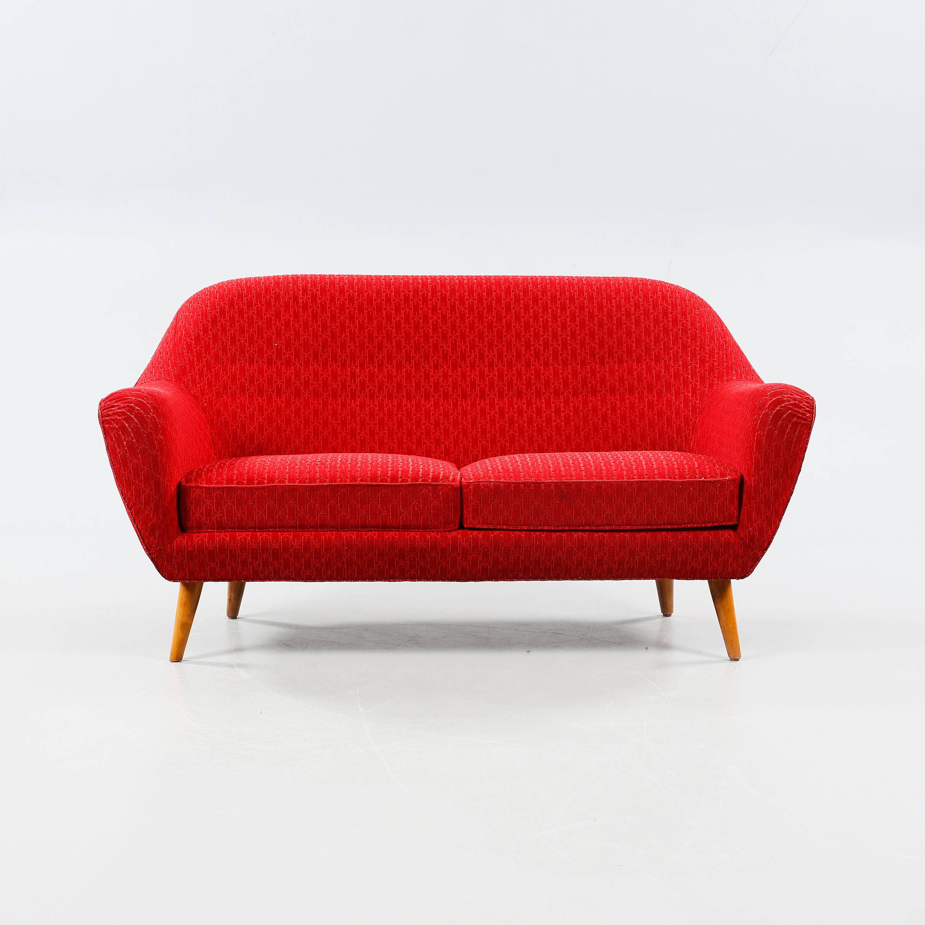 Swedish Scandinavian Modern Sofa by Svante Skogh for Klings Moble