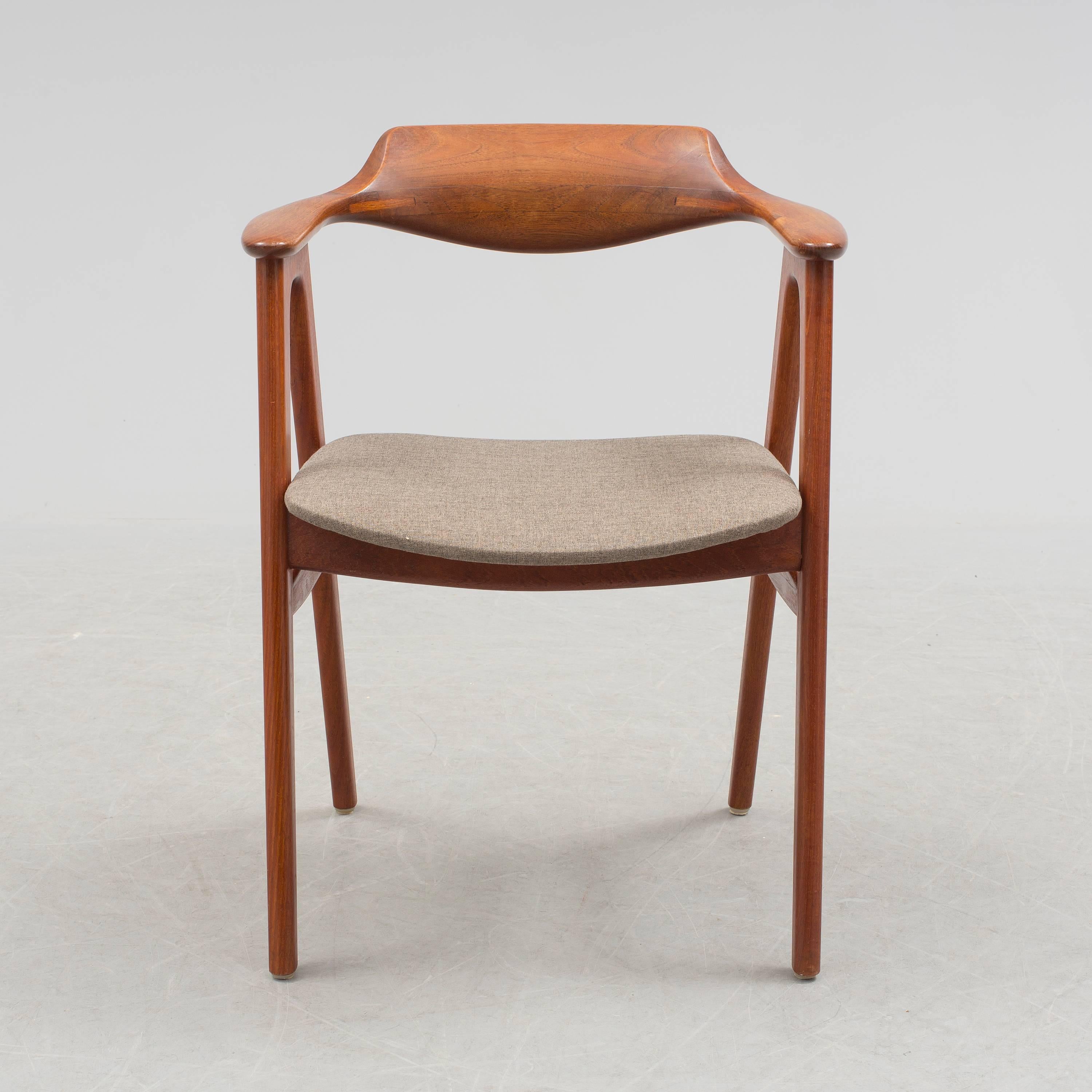 20th Century Danish Modern Desk Armchair by Erik Kirkegaard