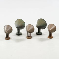 Scandinavian Mid-Century Copper Outdoor Cone Wall Lamps