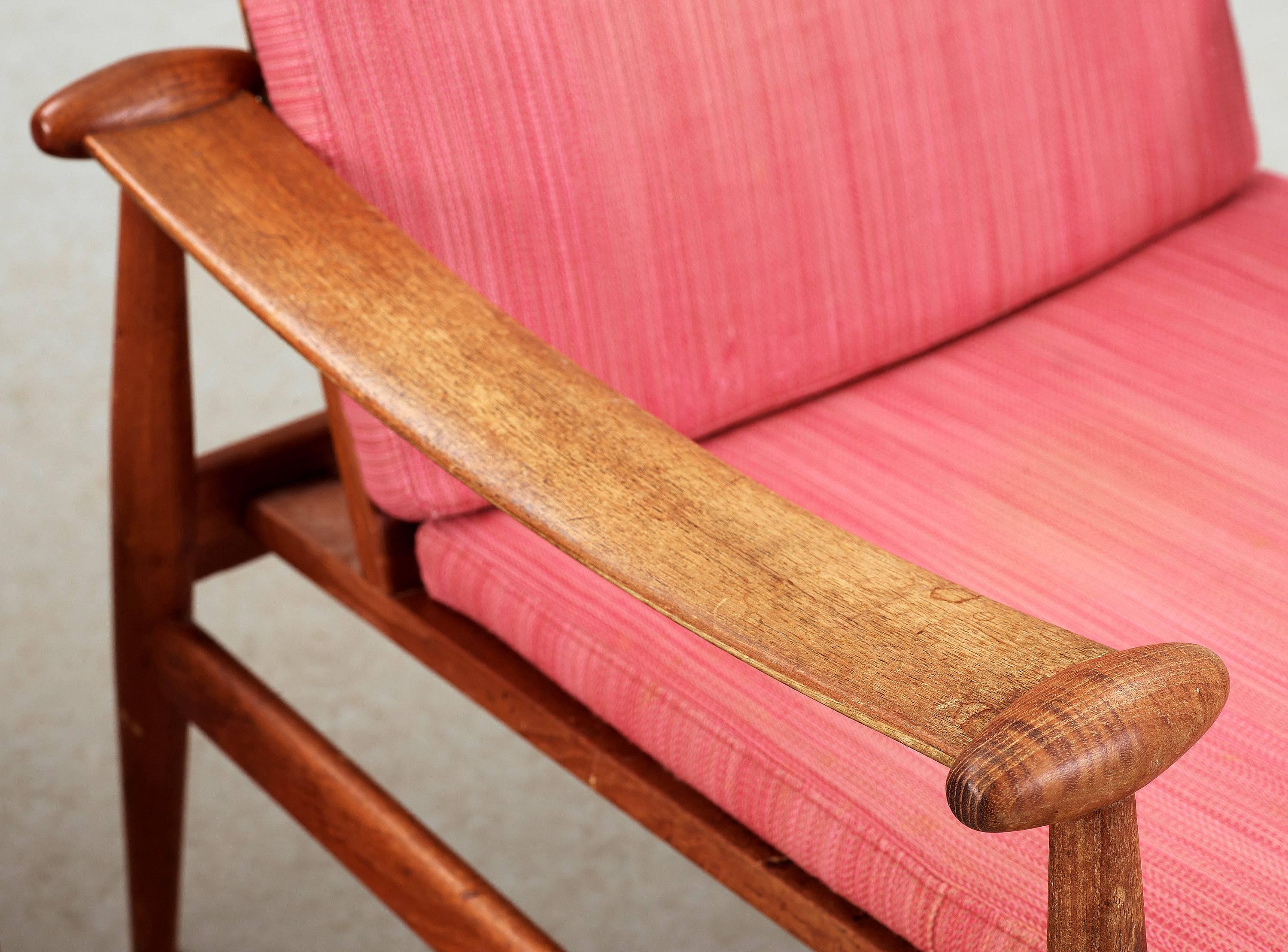 Scandinavian Modern Early Lounge Chairs Designed by Finn Juhl for France & Son