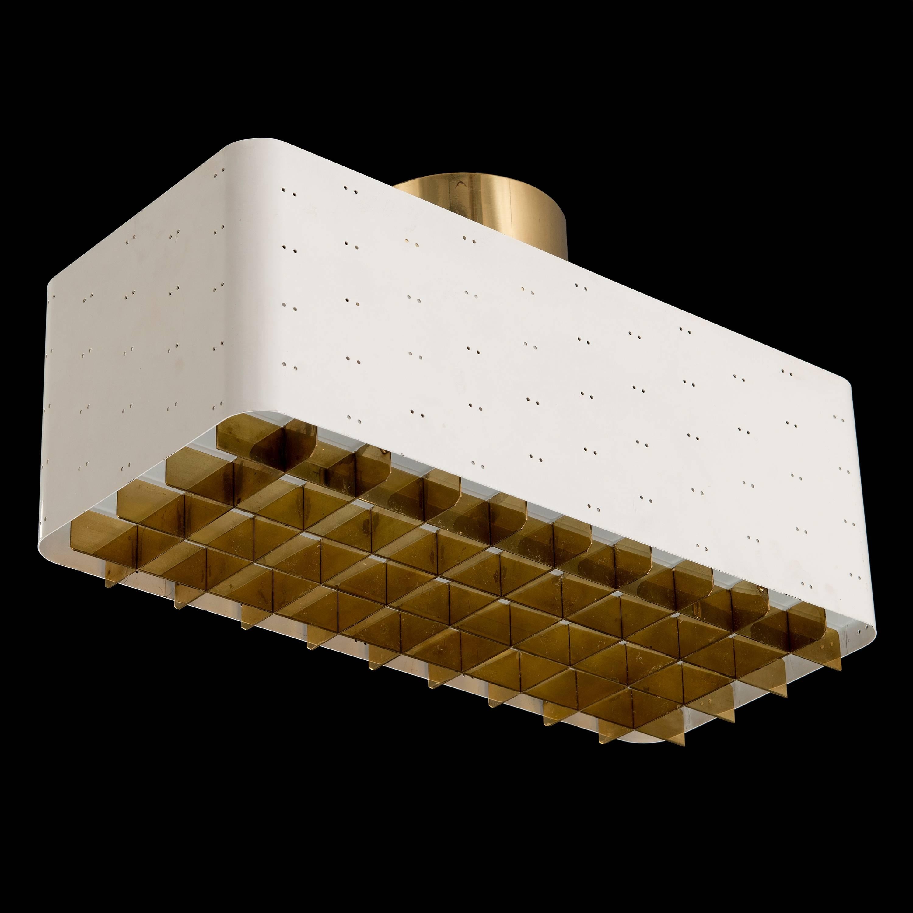 Finnish Paavo Tynell Ceiling Light Model 'Starry Sky' by Idman, Finland