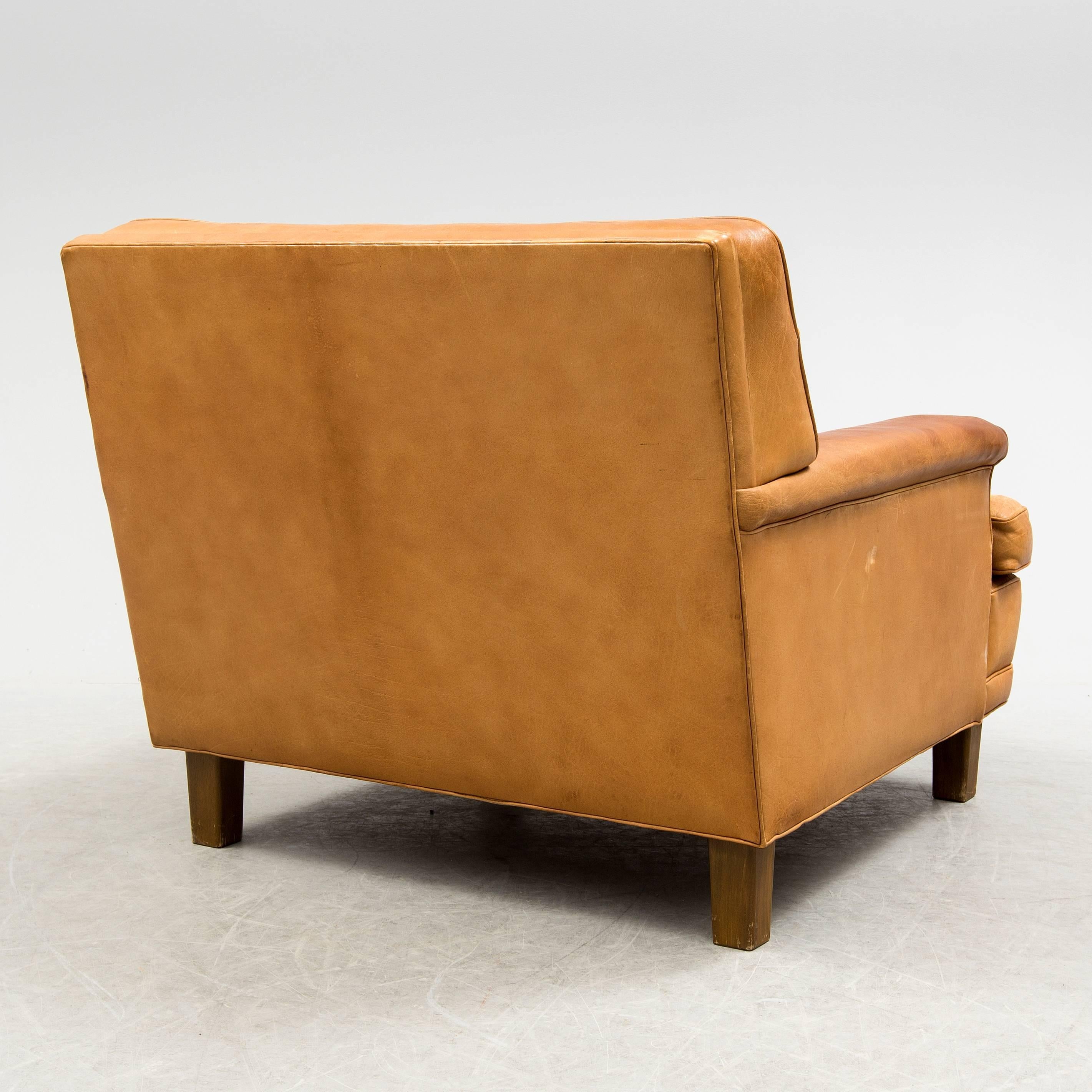 Scandinavian Modern 'Mexico' Easy Chair Designed by Arne Norell