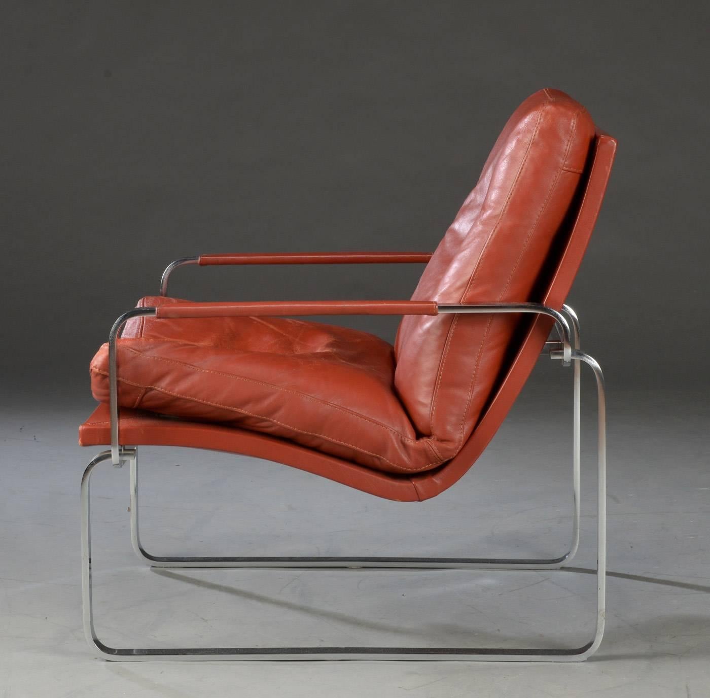 Pair of Danish Lounge Chairs by Jørgen Lund & Ole Larsen for Bo-Ex In Good Condition In Madrid, ES