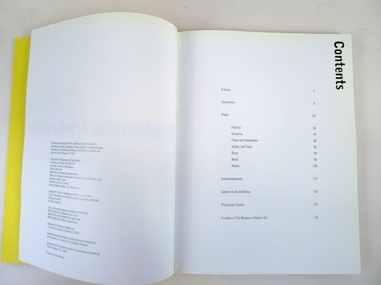 MOMA Catalog with Resine Cover Handmade by Gaetano Pesce at 1stDibs