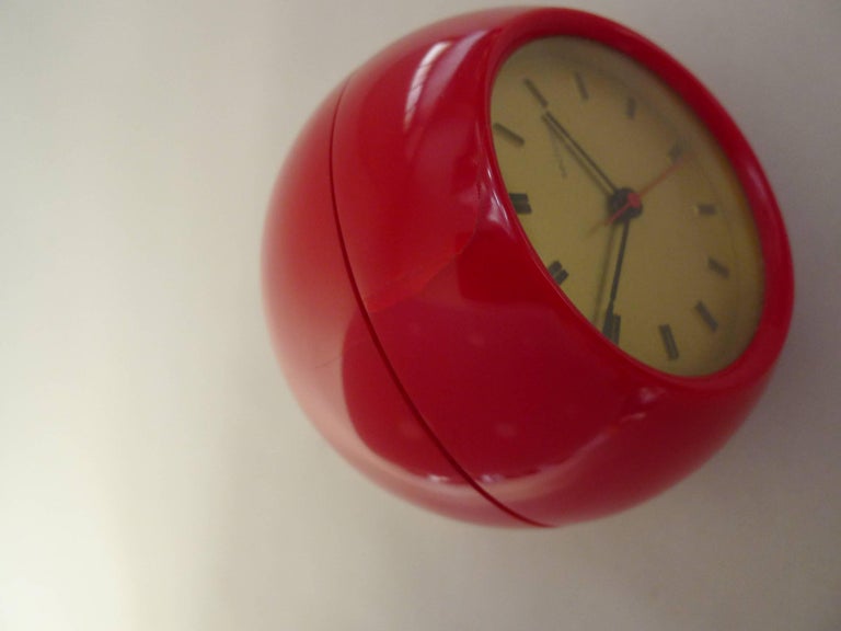 Red Table Clock 