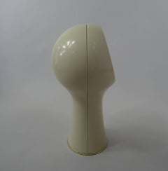 White Table Clock "Secticon" by Angelo Mangiarotti for Secticon