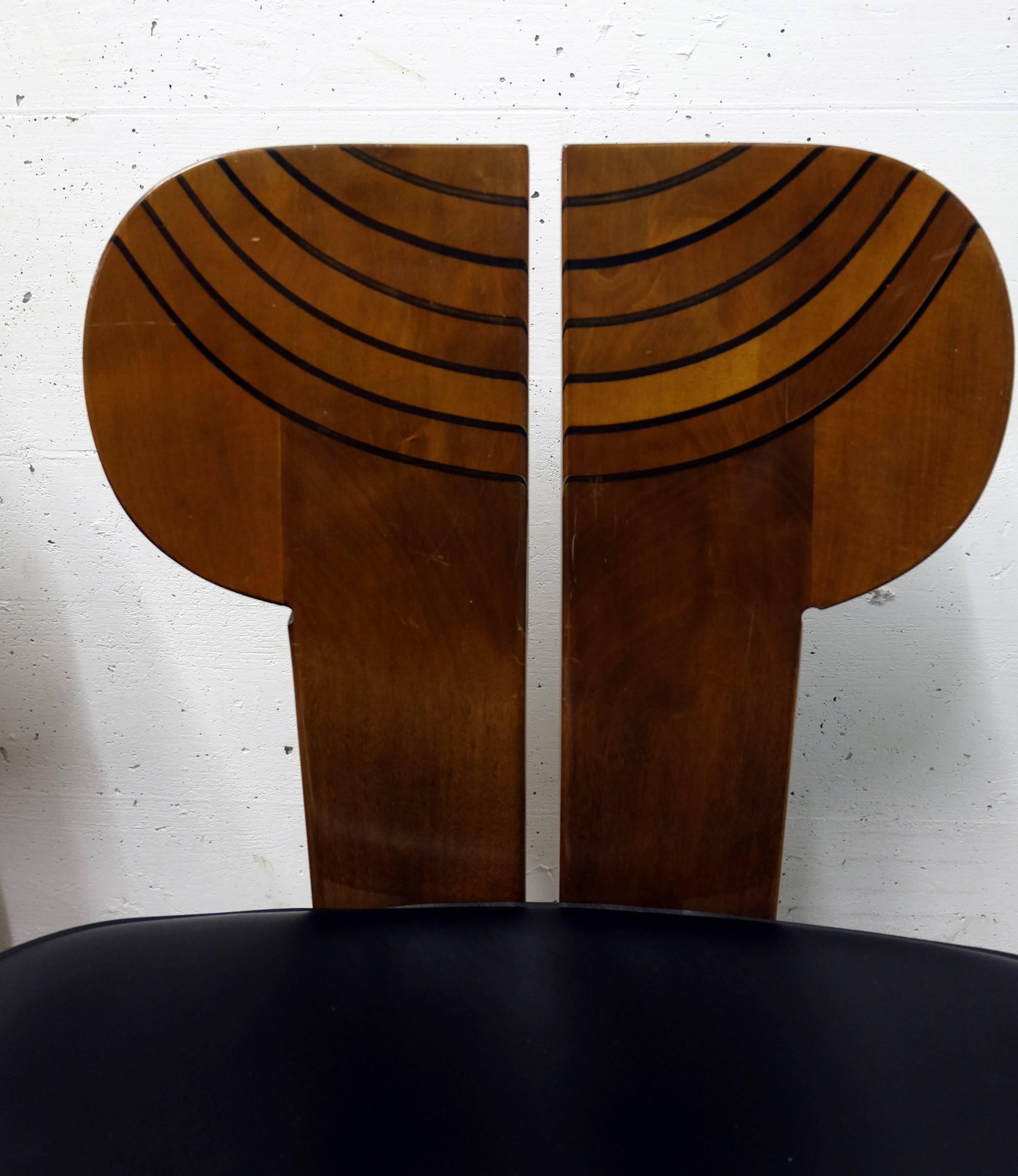 20th Century Pair of Africa Chairs by Afra and Tobia Scarpa, Maxalto Artona Series For Sale