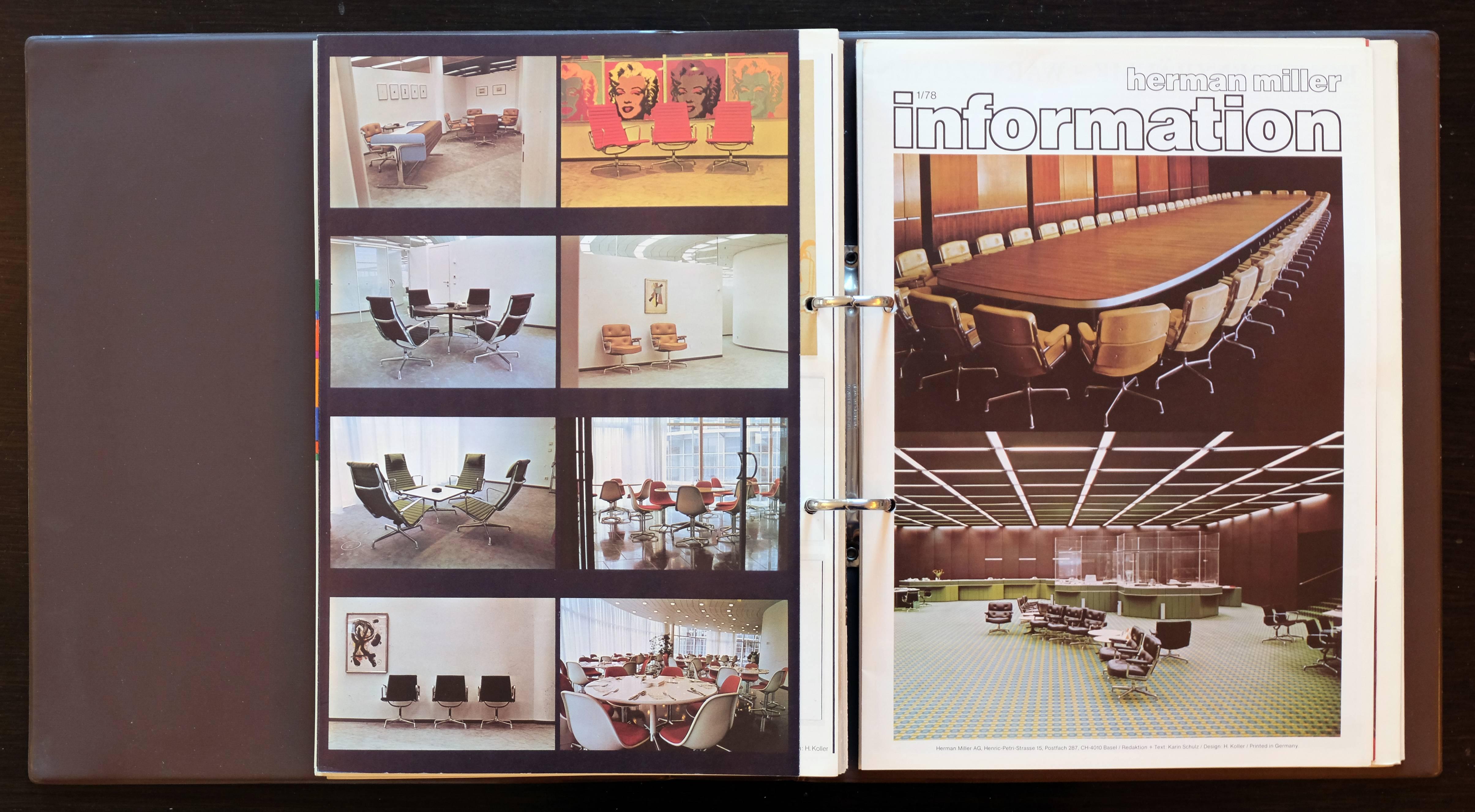 Herman Miller International Collection and Vitra, 1978 Dealer's Catalogue 2