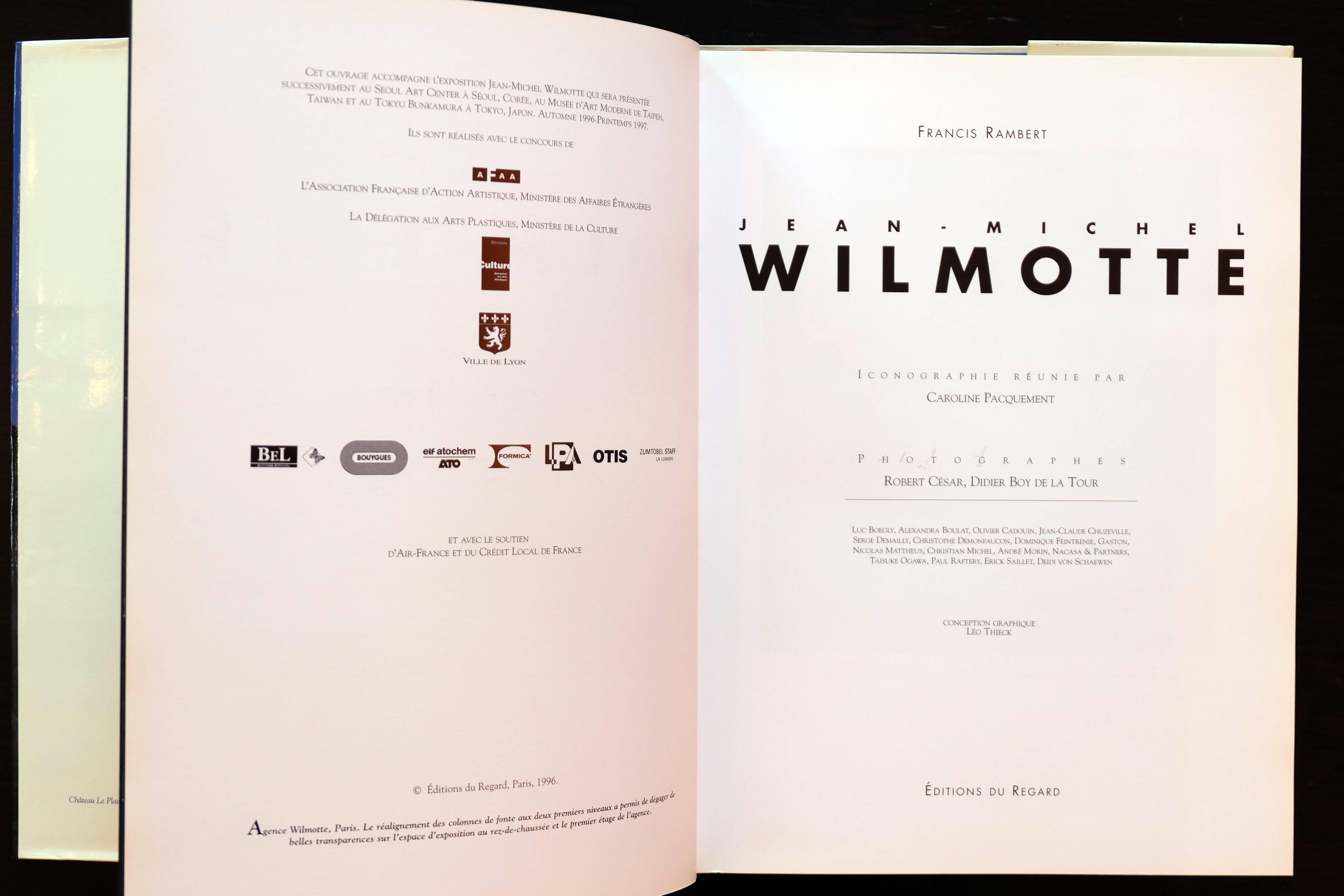 Rare book about French architect Jean-Michel Wilmotte by Francis Rambert for Editions du Regards edition 1996
An overview of the famous French architect works
Plans, sketches, fotos
250 pages
A must have for collector.
