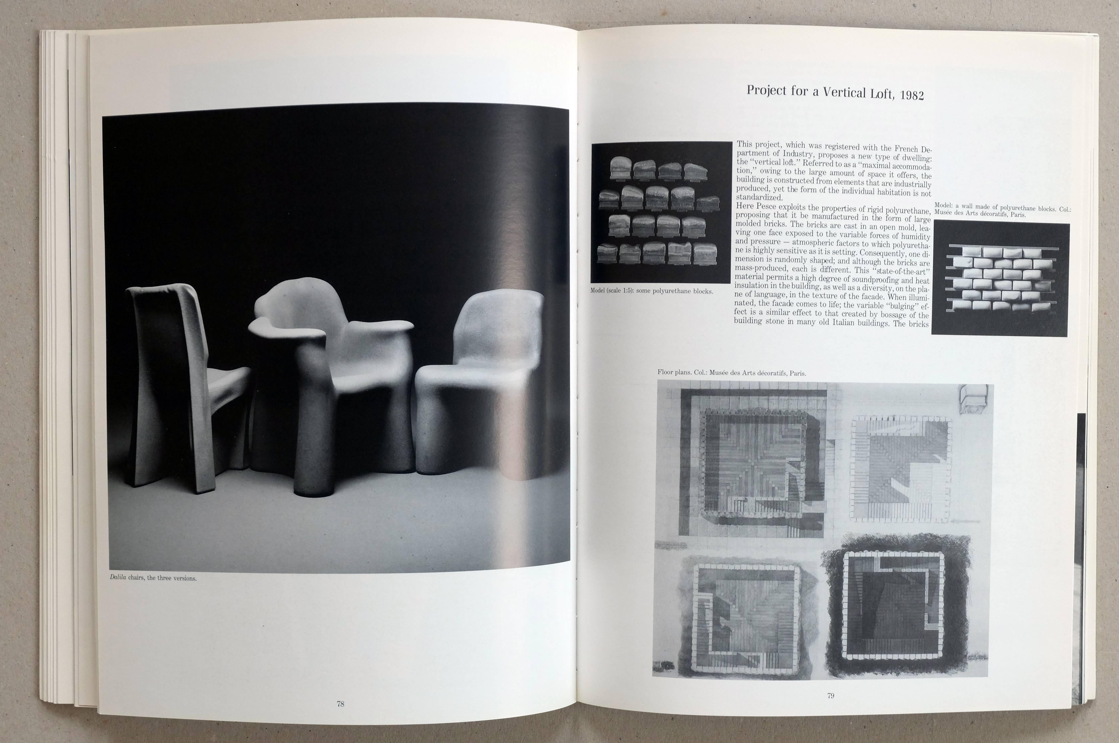 20th Century Gaetano Pesce, Architecture Design Art Book For Sale
