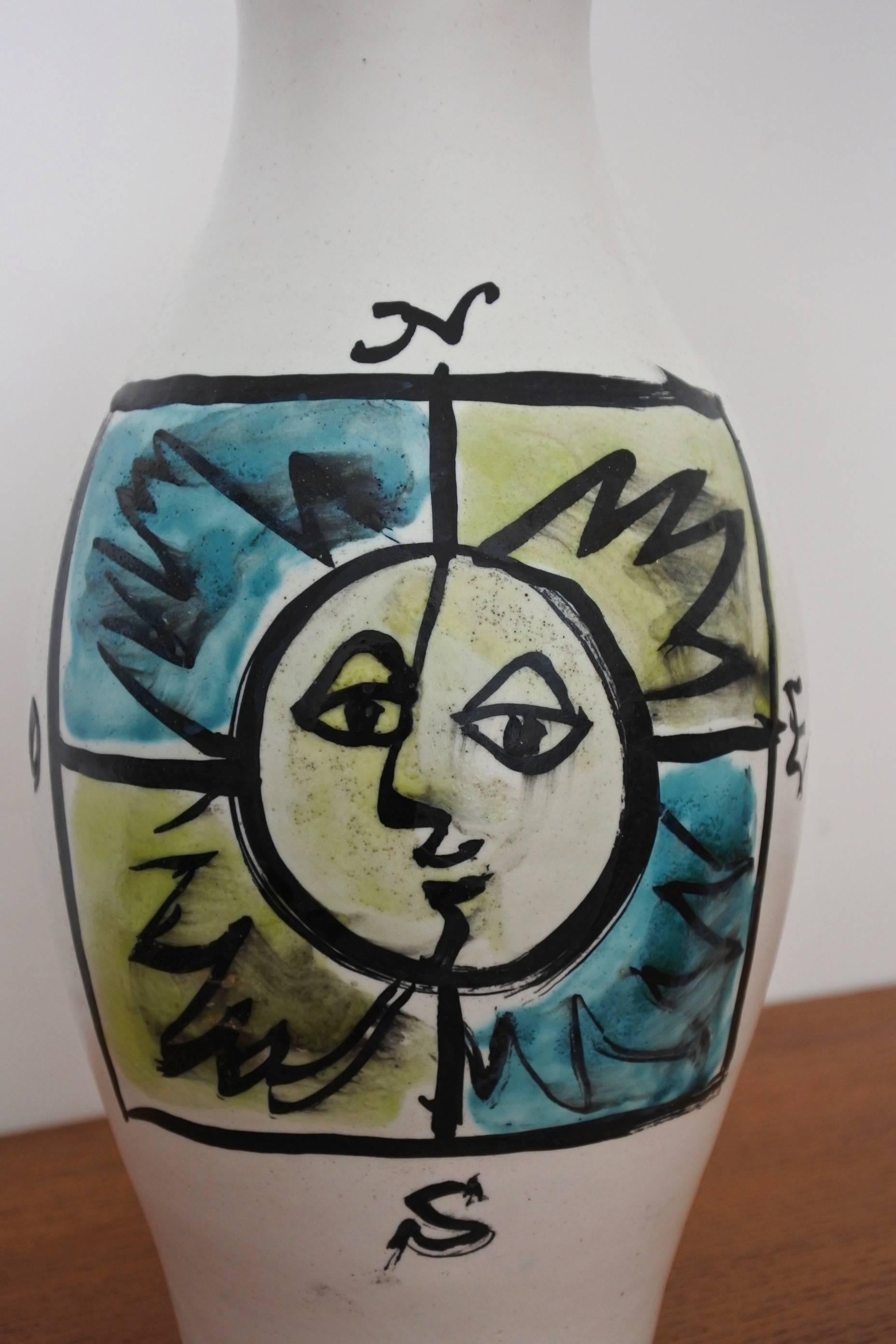Français Vase pichet en céramique du milieu du siècle de Georges Jouve, France années 1950