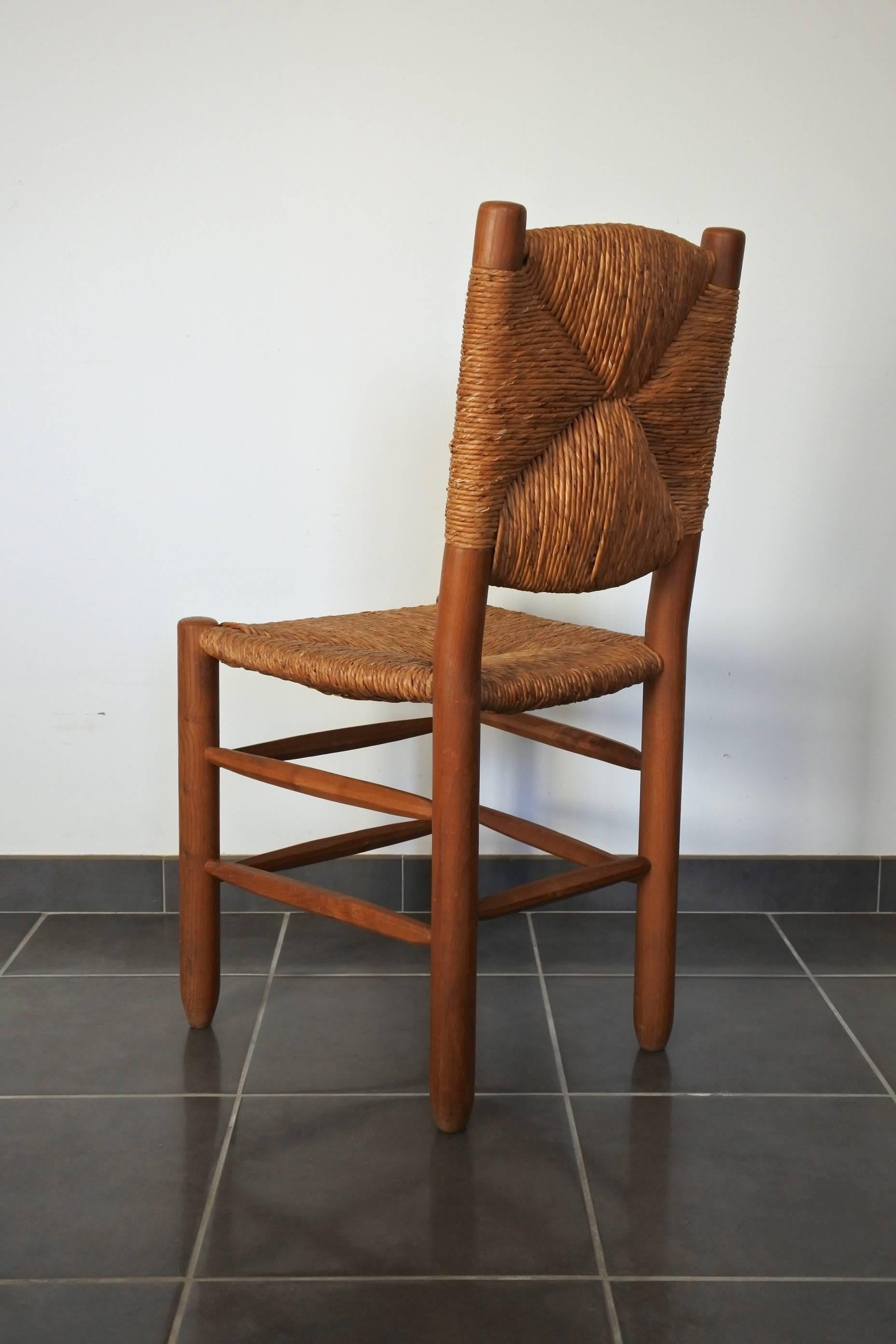 Mid-Century Modern Charlotte Perriand Midcentury Bauche Chair No 19, France, 1950s