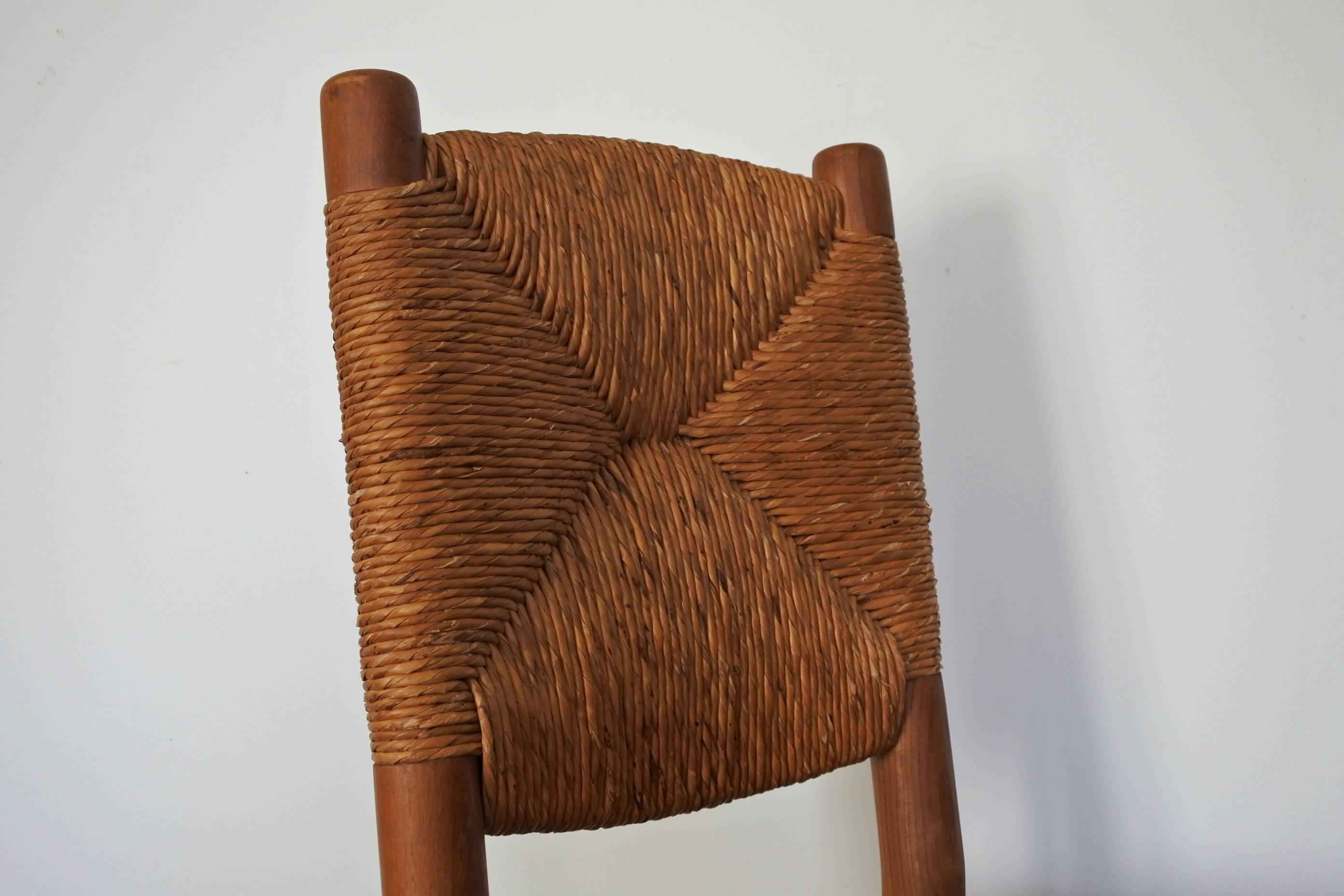 French Charlotte Perriand Midcentury Bauche Chair No 19, France, 1950s