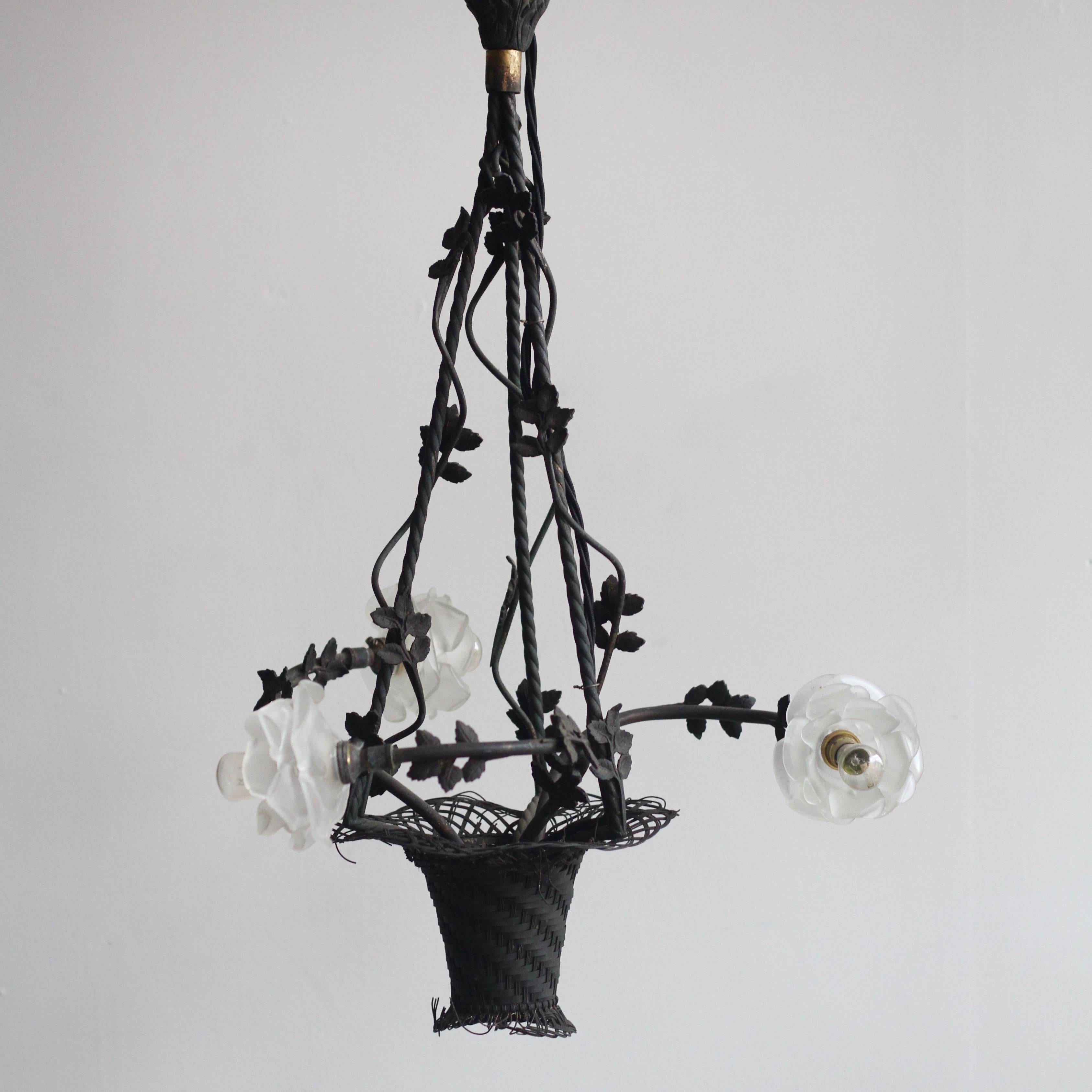 handmade wrought iron chandeliers