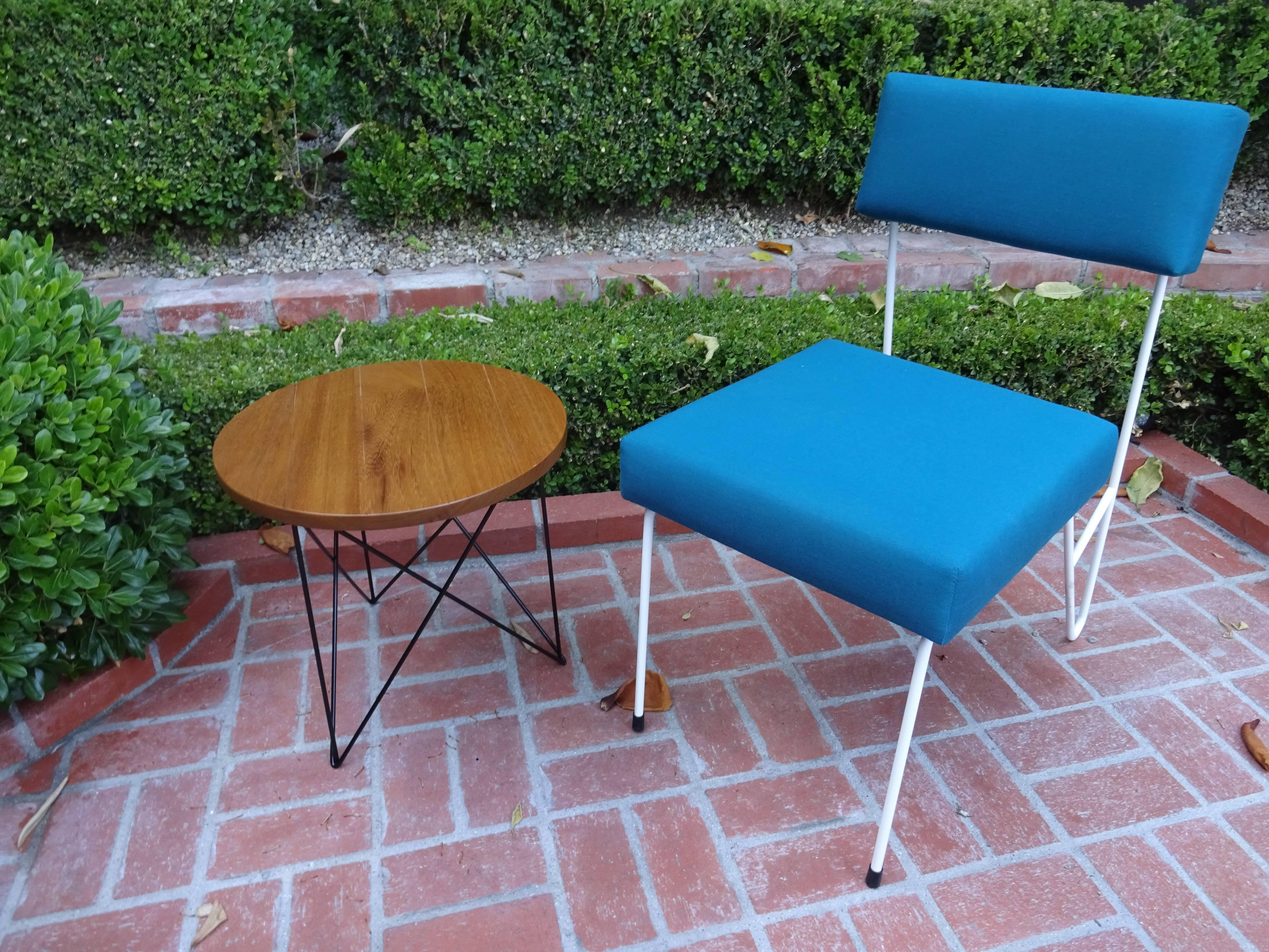 Silla auxiliar tapizada para comedor de exterior Acero inoxidable con revestimiento de polvo Sunbrella en venta 3
