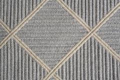 Terrain Rug, Blue and Grey Braided Woven Wool, Custom Made in the USA, Round