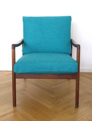 Mid-Century FD109 Teak Easy Lounge Chair by Ole Wanscher for France & Søn, 1960s