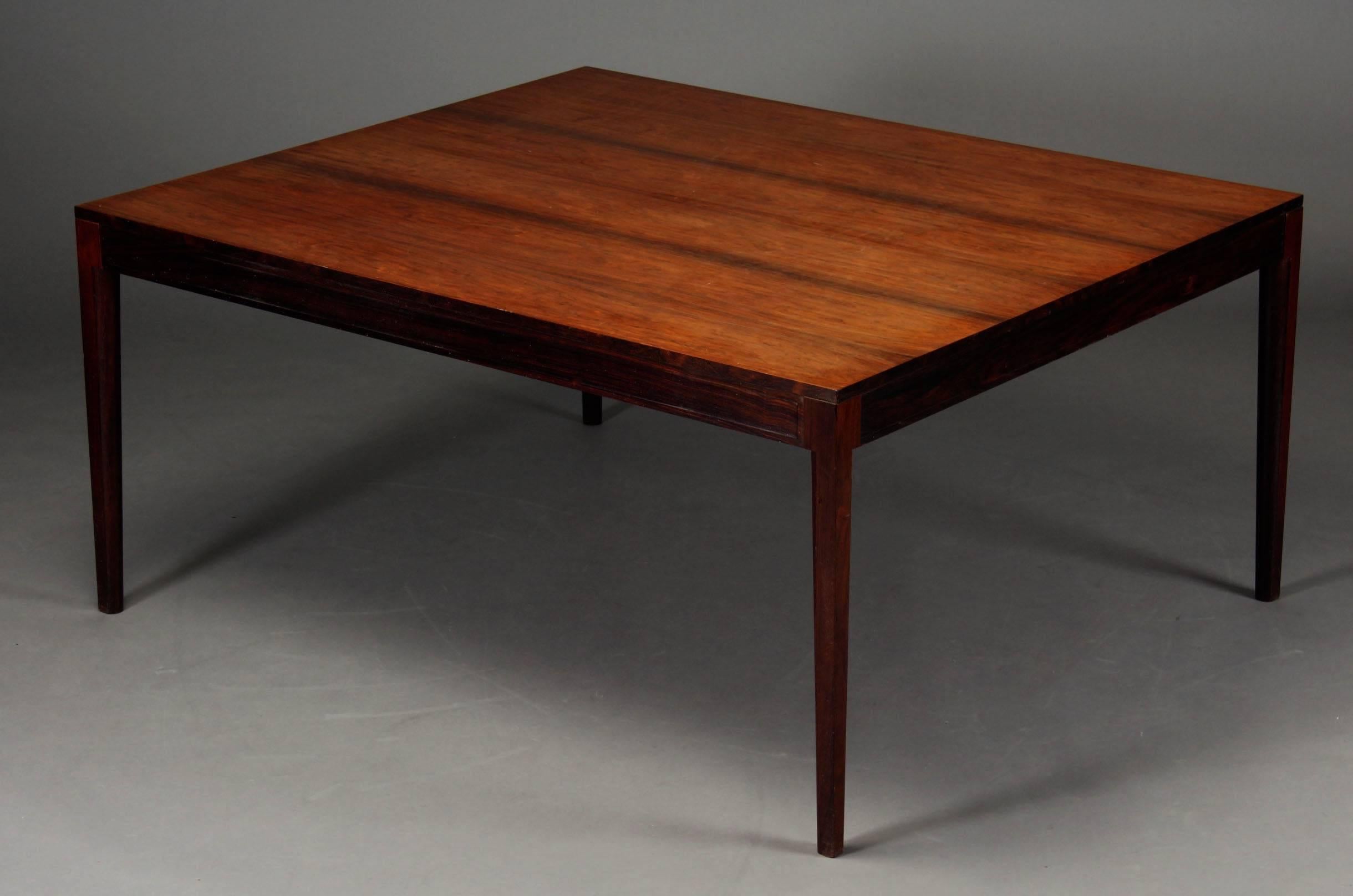 Danish Rosewood Diplomat Desk, Conference Dining Table by Finn Juhl for CADO 1960 For Sale