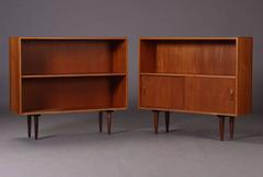Pair of Mid-Century Danish Teak Bookcase from Clausen & Søn Møbelfabrik 1960s
